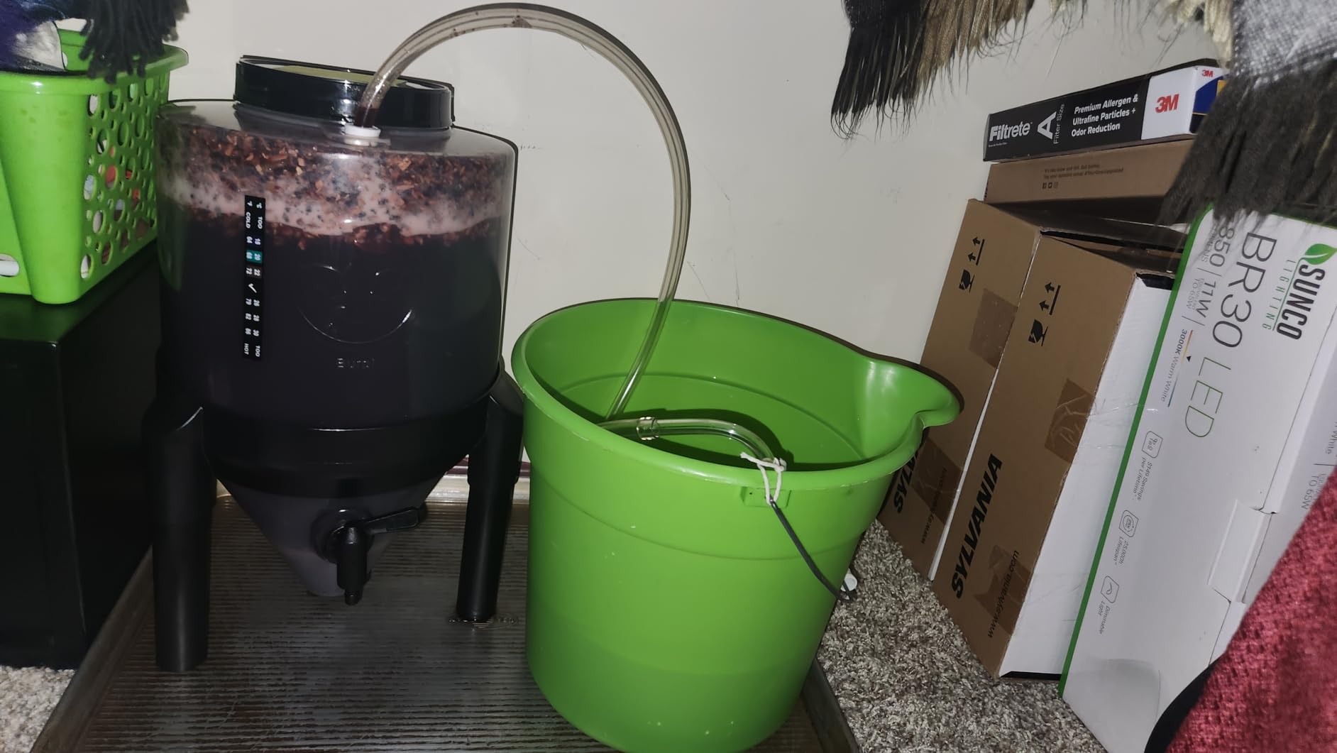 BrewDemon Conical Fermenting System - NO AIRLOCK OR Siphon Required - Made of BPA Free Food Grade Plastic That imparts Zero unwanted Flavors into Your Brew! customer photo 2
