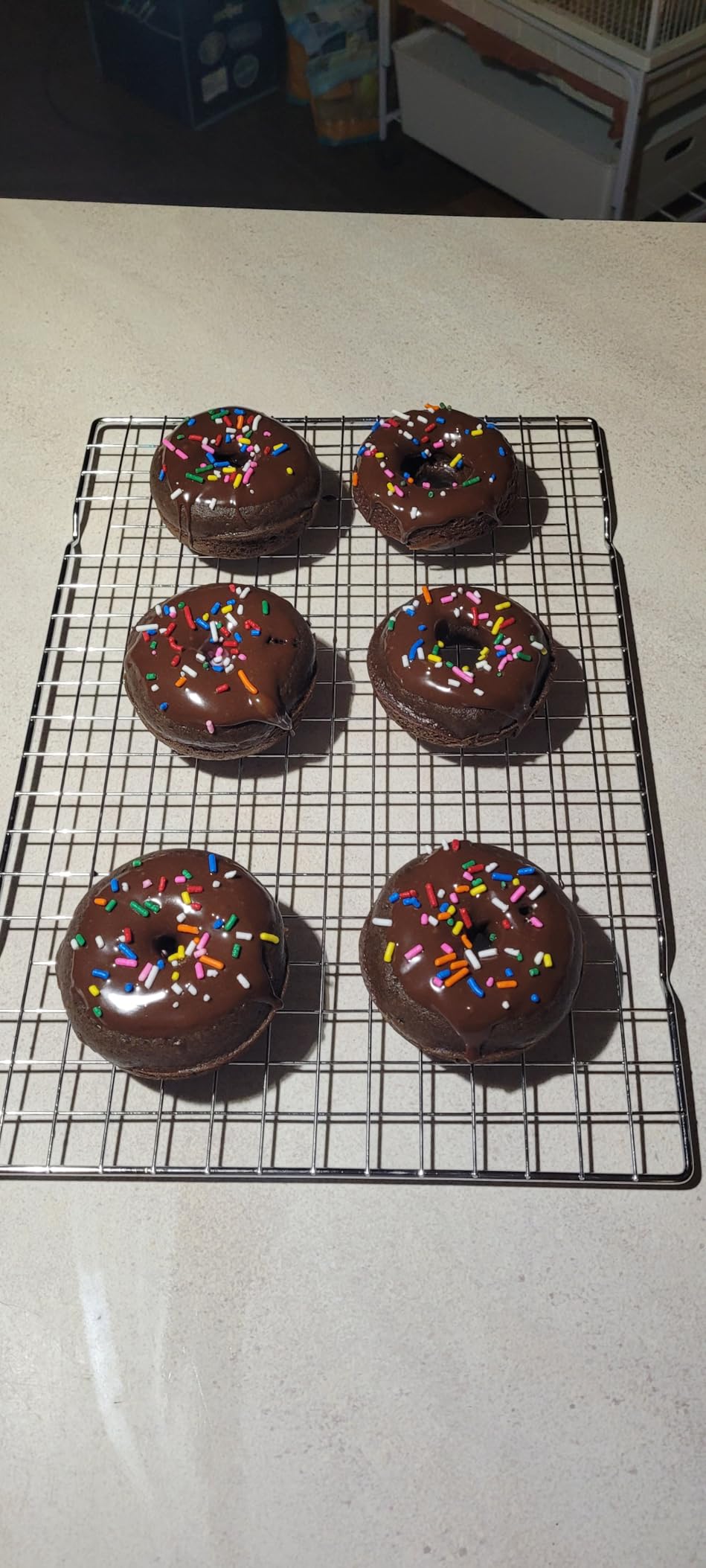 Nordic Ware 6 Cavity Donut Pan, Metal customer photo 1