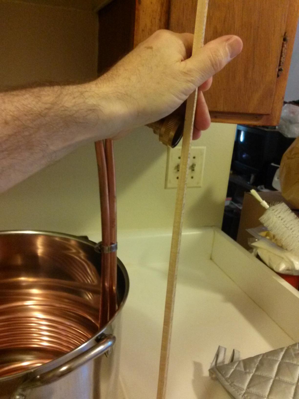 HomeBrewStuff 25' Copper Immersion Wort Chiller - Deluxe Package with 2X 12' Hoses, Fittings, and Faucet Adapter customer photo 1