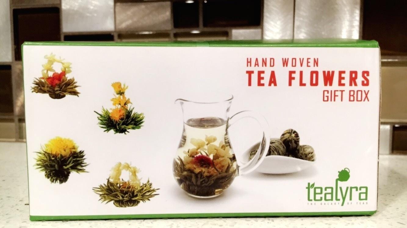 Tealyra - 12 pcs Blooming Flowering Tea - 12 Variety Flavors of Finest Blooming Teas - All Tea Balls Individually Sealed - Great Gift Bloom Teas Box customer photo 1