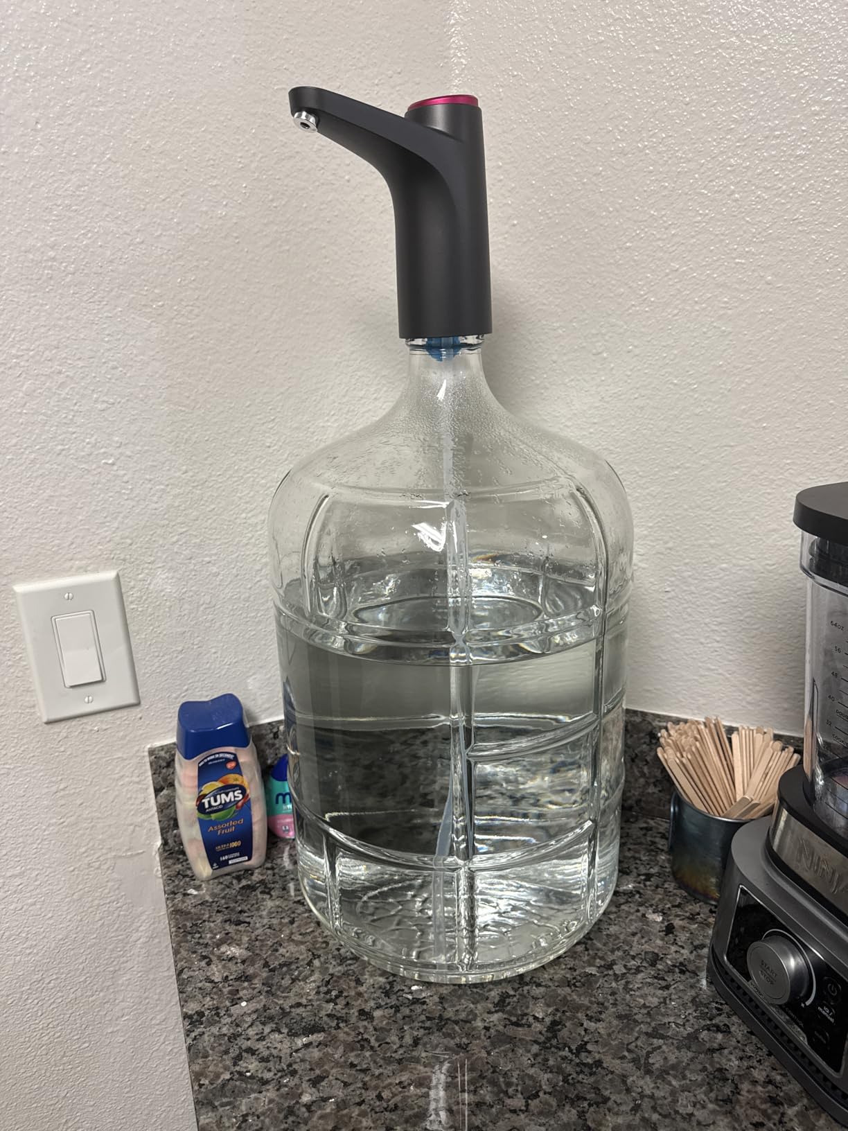 FastRack 5 Gallon Glass Carboy | Clear Italian Glass Fermenter for Wine & Beer Brewing, Home Fermentation Container | Durable Jug for Storage or Aging, Fits #7 Stopper (Not Included) customer photo 2