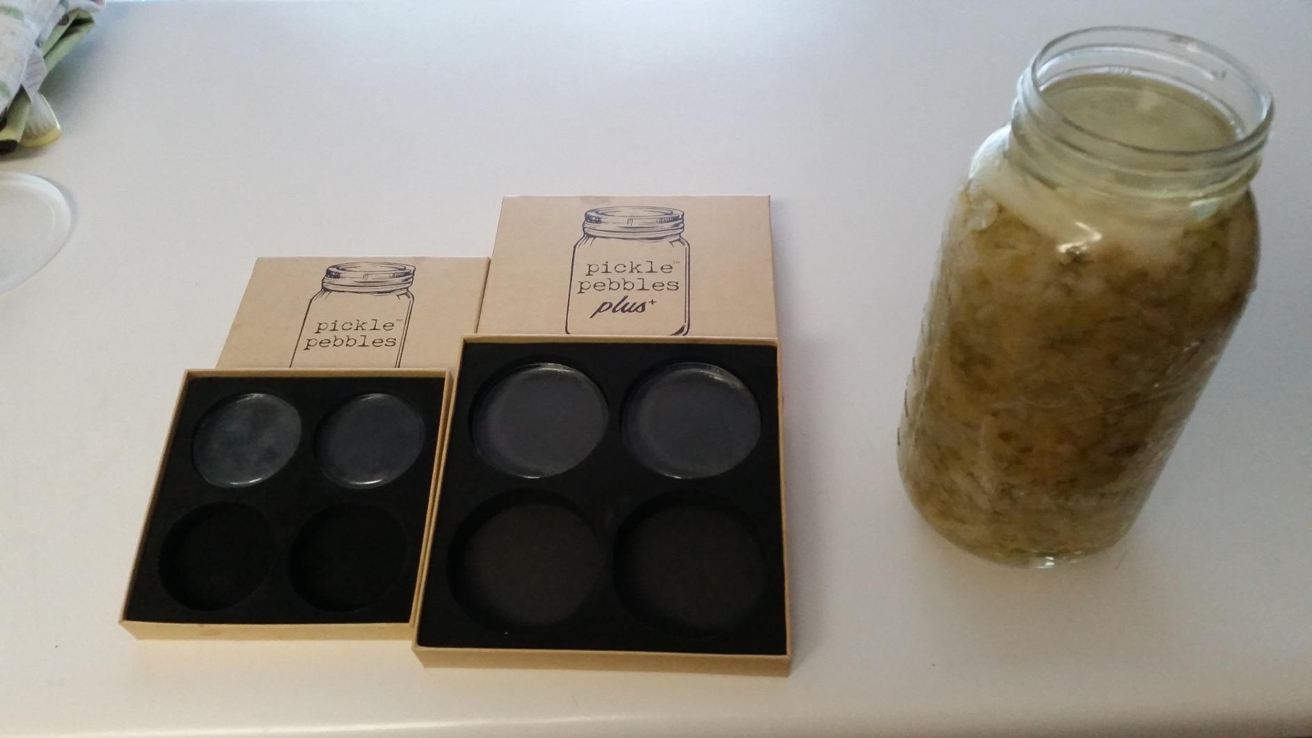 Masontops Pickle Pebble Glass Infinity Weights for Fermenting - Pickling Weight Set - Wide Mouth Mason Jar Fermentation customer photo 1