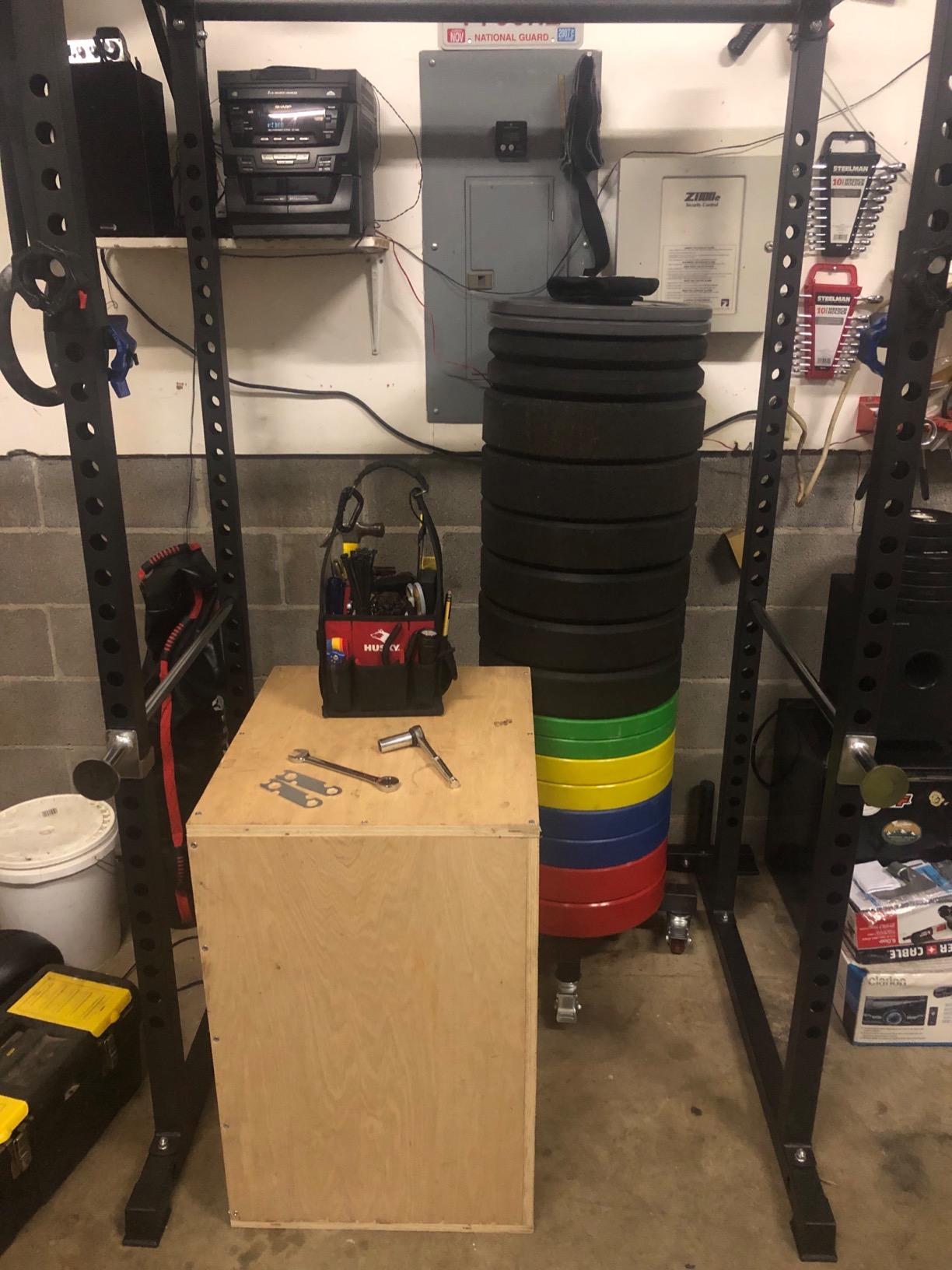 REP Fitness Power Rack - PR-1000 - Dual Pullup Bars, Numbered Uprights, 1000 lb Rated, and Optional Upgrades customer photo 1