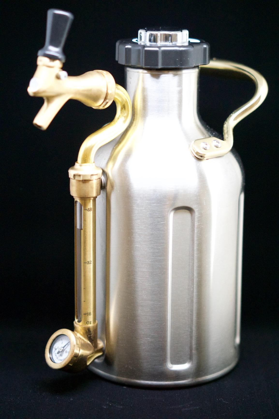 GrowlerWerks uKeg Carbonated Growler-Great Gift for Beer Lovers, 64 oz, Copper customer photo 2