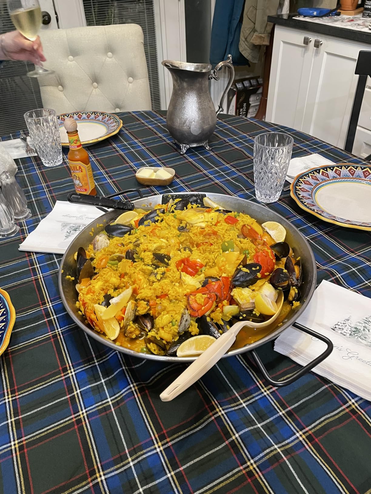 Garcima 13 1/2-inch Pata Negra Restaurant Grade Paella Pan, 34cm customer photo 2