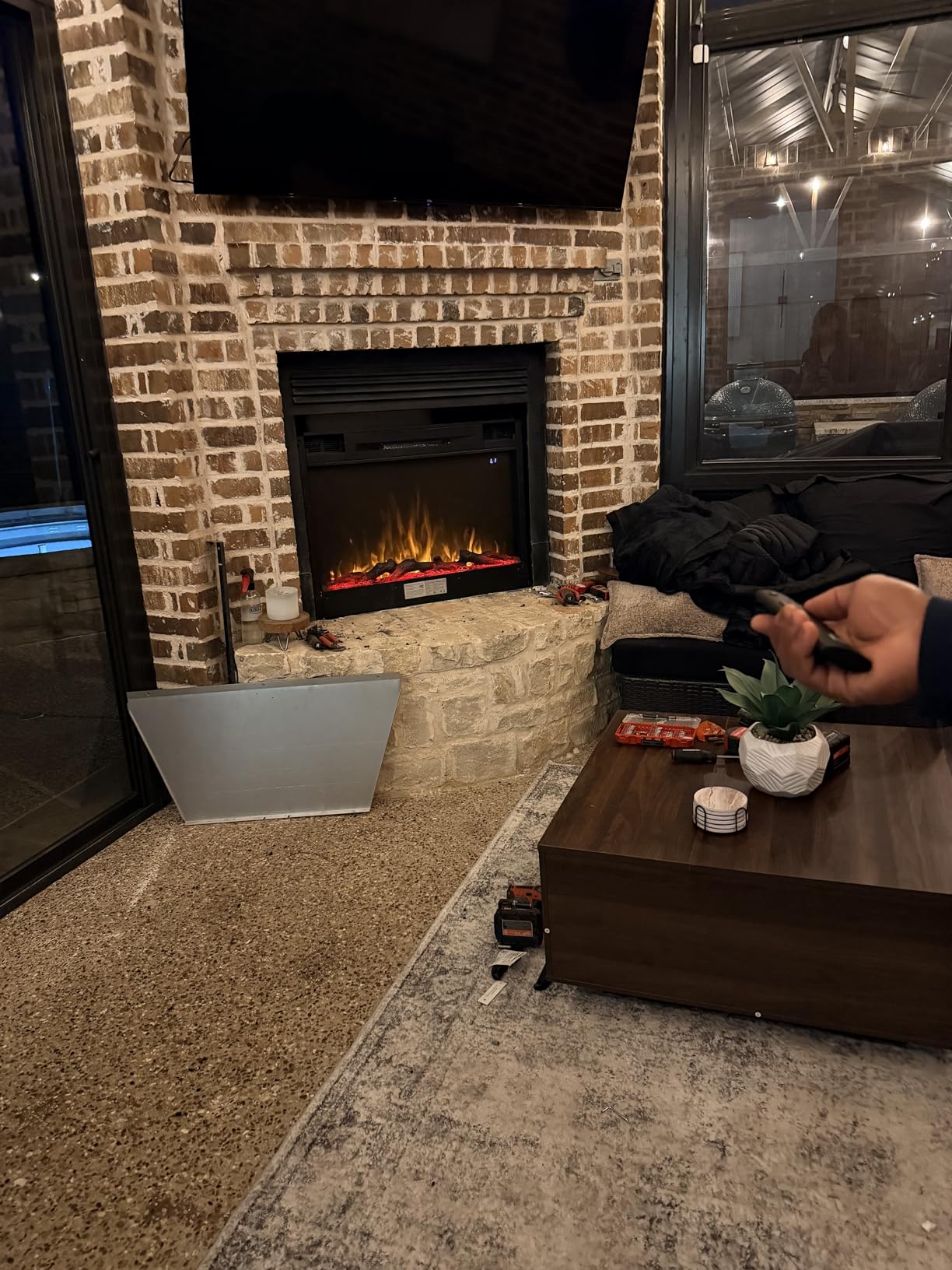 Touchstone Smart Electric Fireplace - The Sideline 60