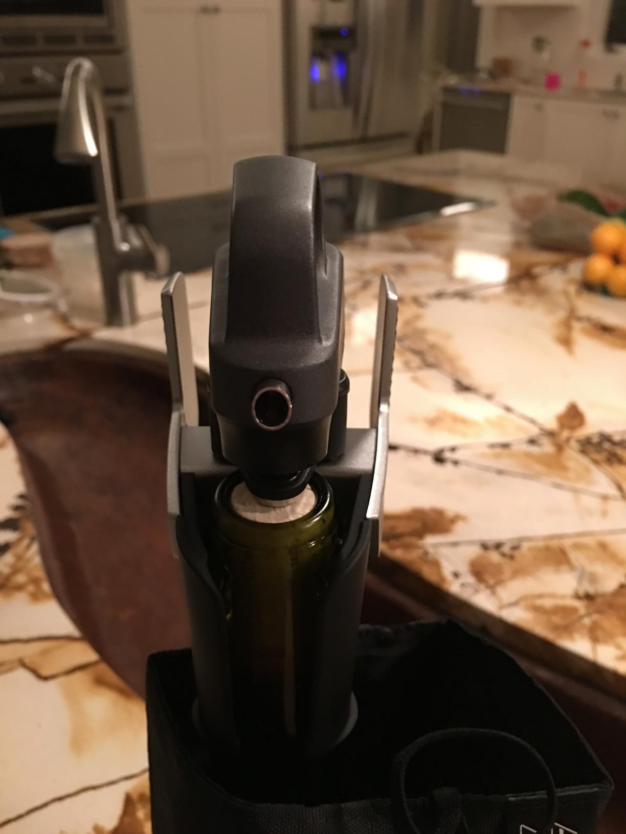 Coravin Model Two -Wine Preservation System - Bottle Opener, Needle Pourer, Aerator, and Wine Saver - Graphite - Includes 2 Argon Gas Capsules and Wine Needle customer photo 2