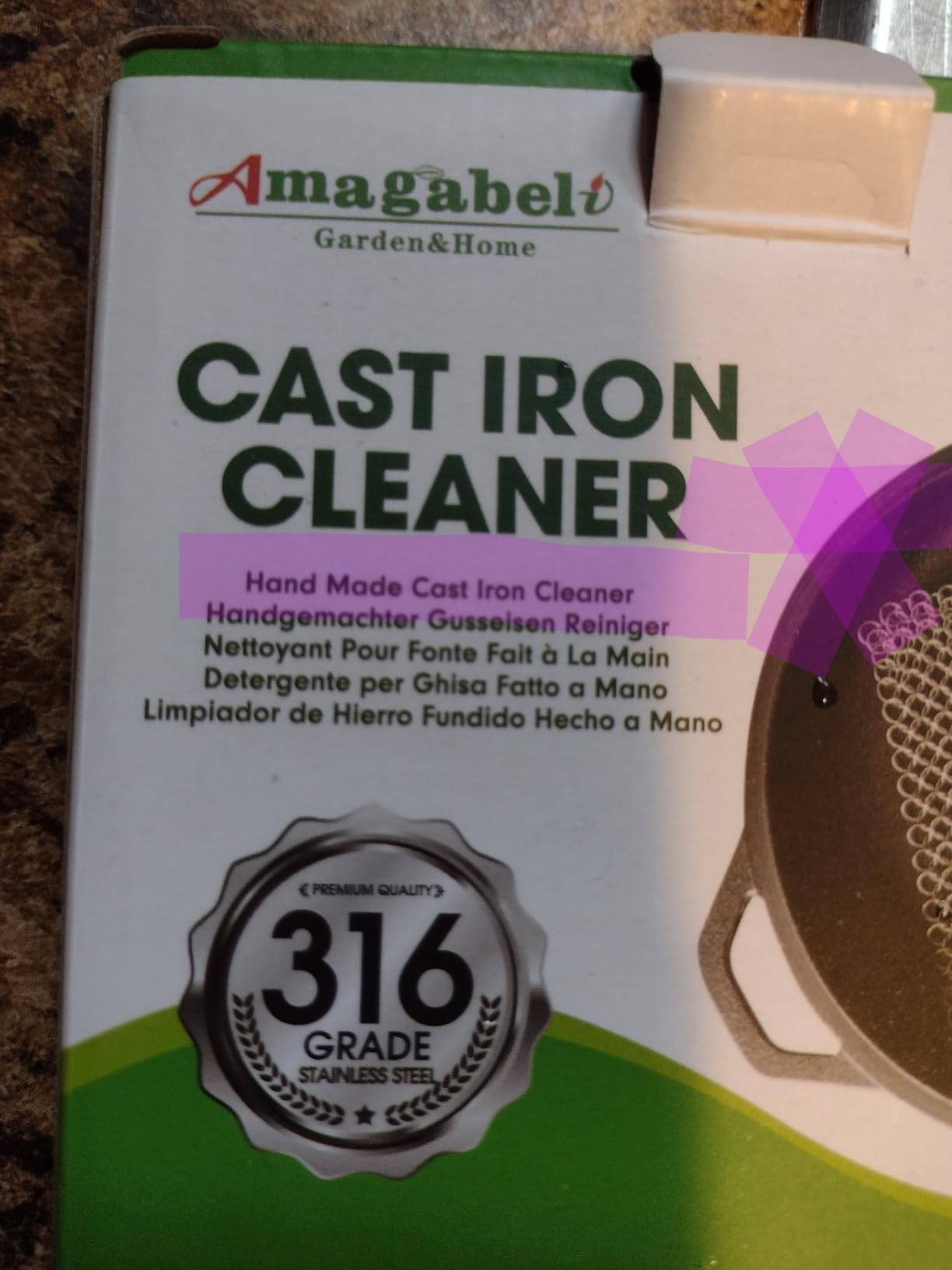 Amagabeli Cast Iron Cleaner 8