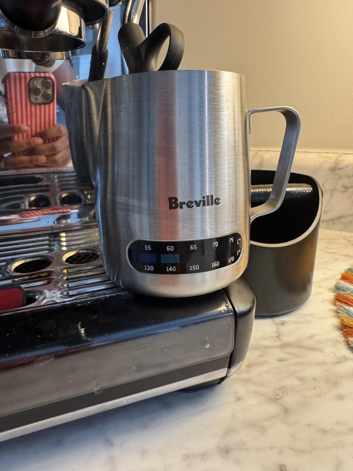 Breville BES003 Temp Control Milk Jug Espresso Accessory for Creating Latte Art customer photo 2