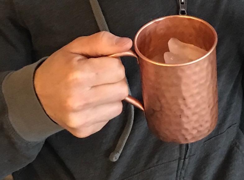 Advanced Mixology 100% Pure Copper Moscow Mule Mugs - Gift Set of 4 (16 oz) with Handcrafted Wooden Coasters customer photo 2