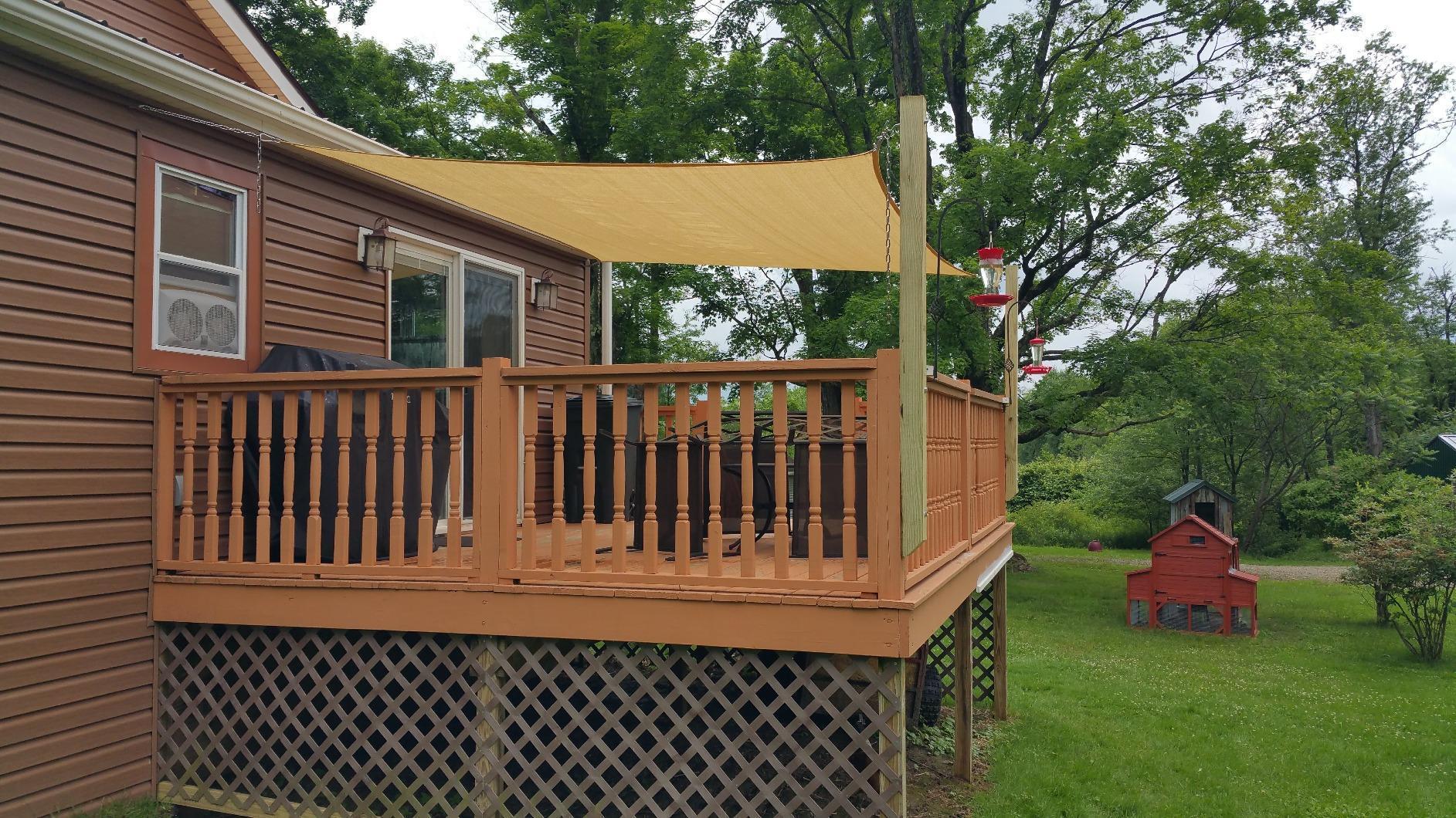Shade&Beyond 8'x10' Sun Shade Sails Canopy Rectangle Sand 185GSM Shade Sail for Patio Deck Yard Backyard (We Make Custom Size) customer photo 2