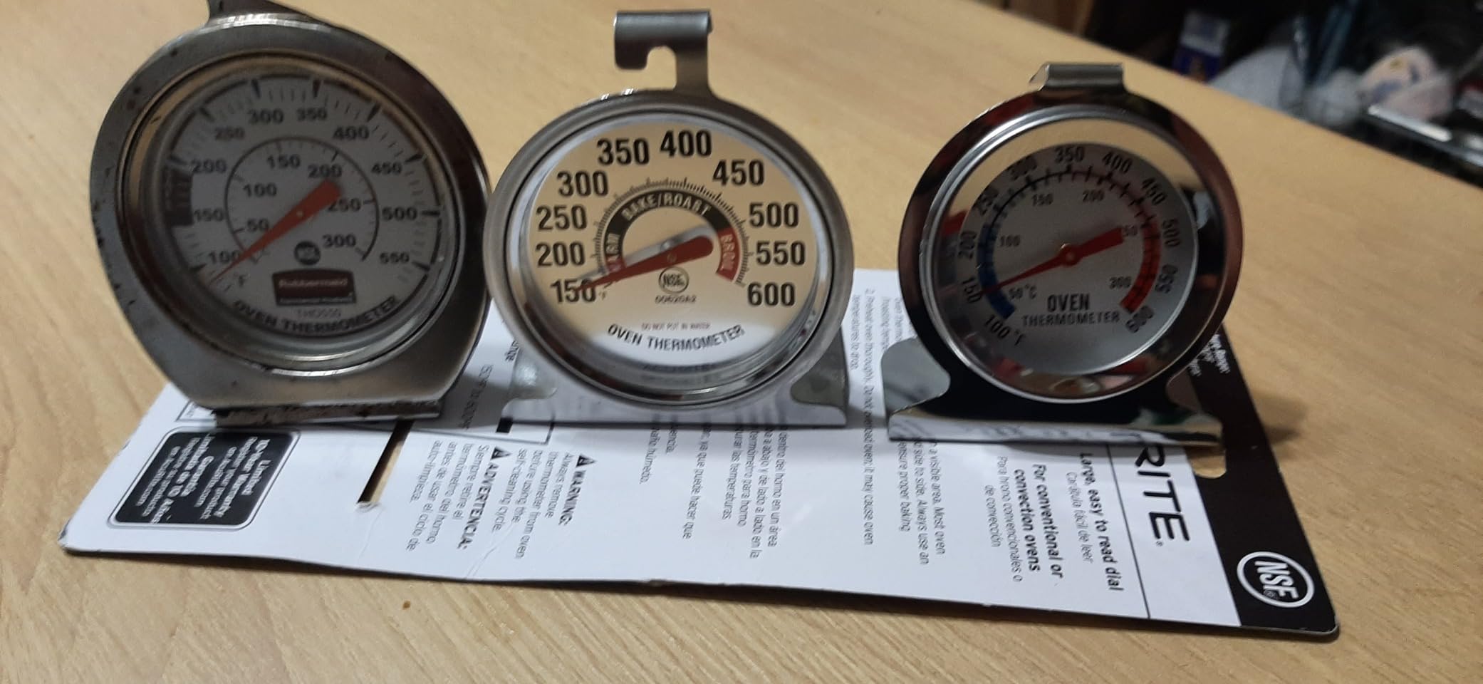 AcuRite 00620A2 Stainless Steel Oven Thermometer (150F to 600F) customer photo 1