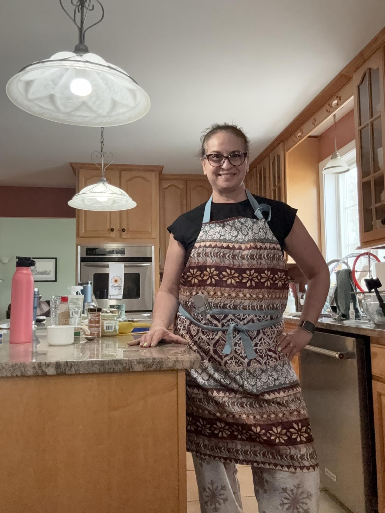 Maison d' Hermine 100% Cotton Apron for women with Pocket Kitchen Chef Apron for Men Cooking Easter Decorations customer photo 1
