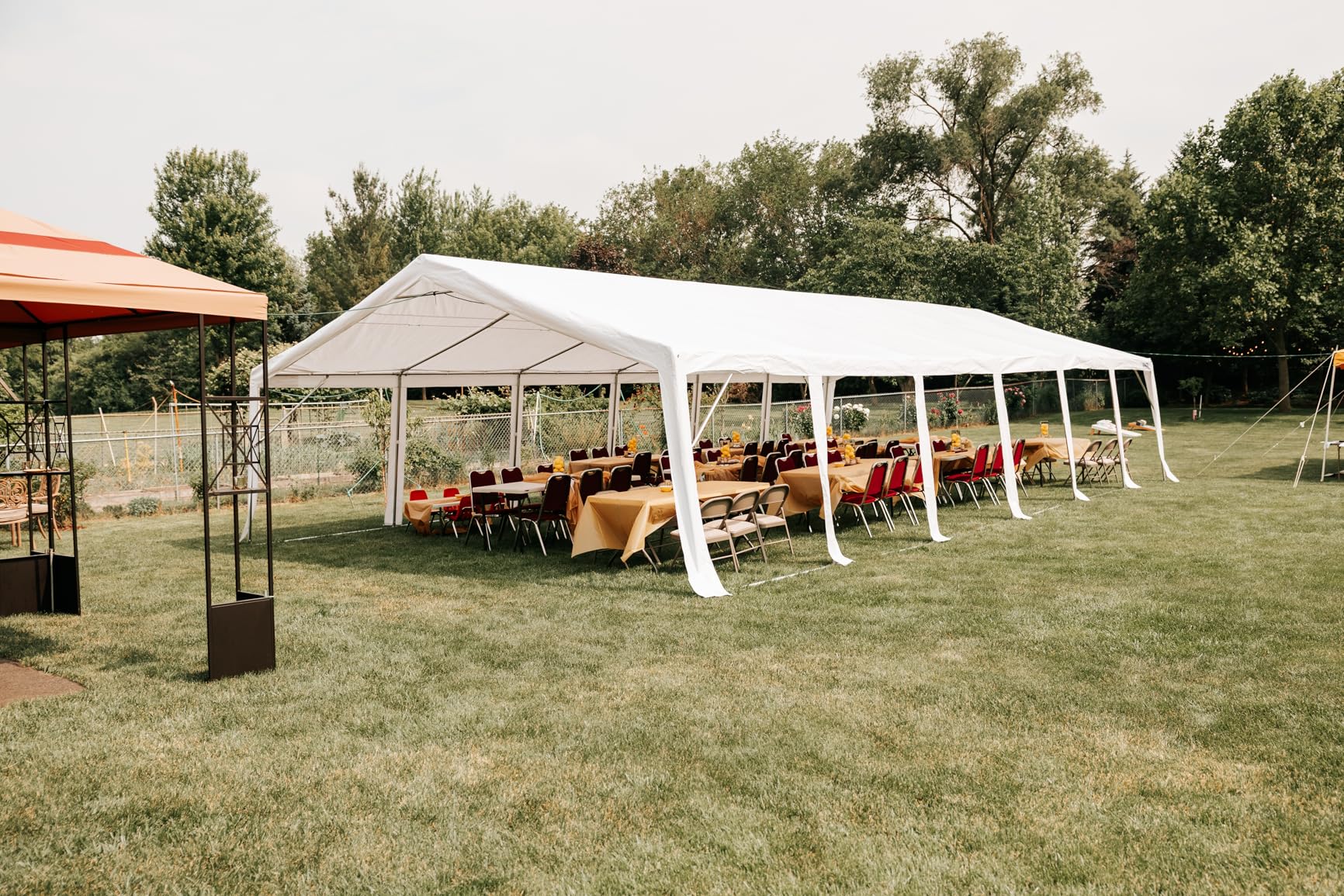 Quictent Premium 20x40 Party Tent Heavy Duty Outdoor Gazebo White Event Shelter Wedding Canopy Tent for Parties Carport BBQ with Removable Sidewall Windows & Storage Bags customer photo 1