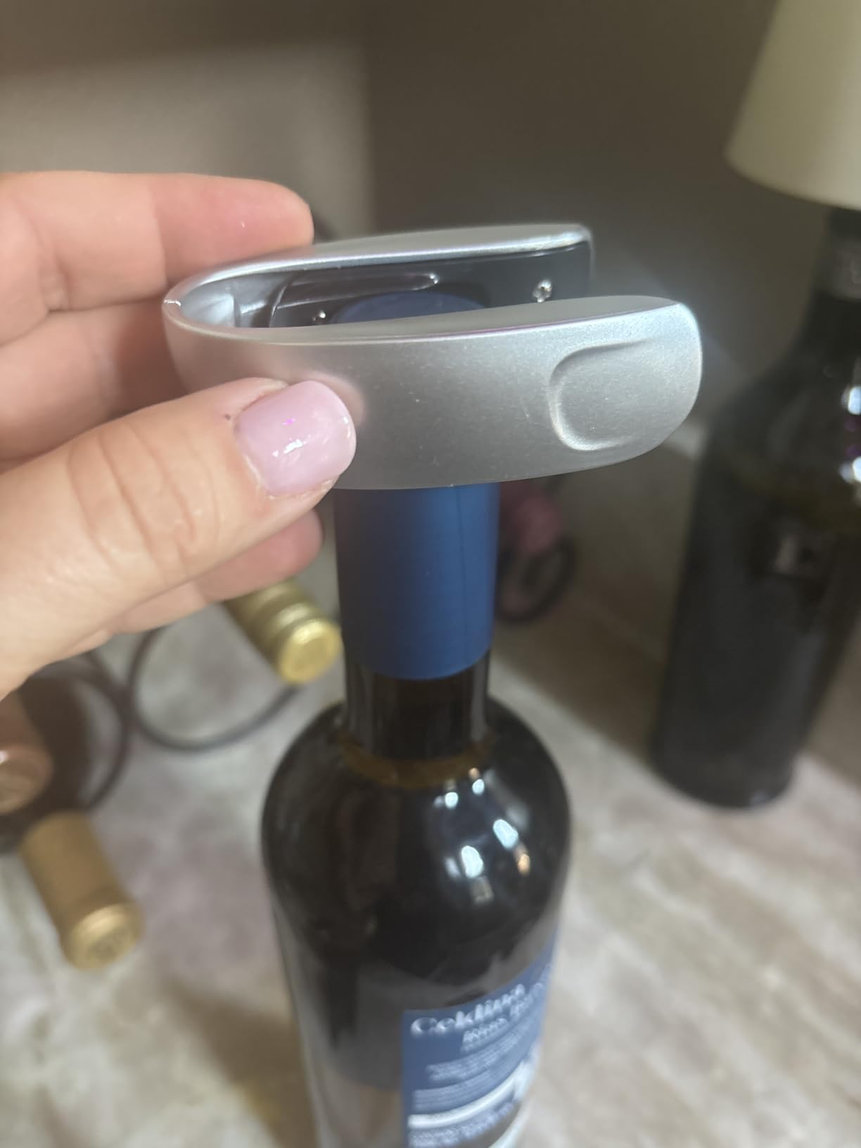 OXO Steel Vertical Lever Corkscrew with Removable Foil Cutter customer photo 1