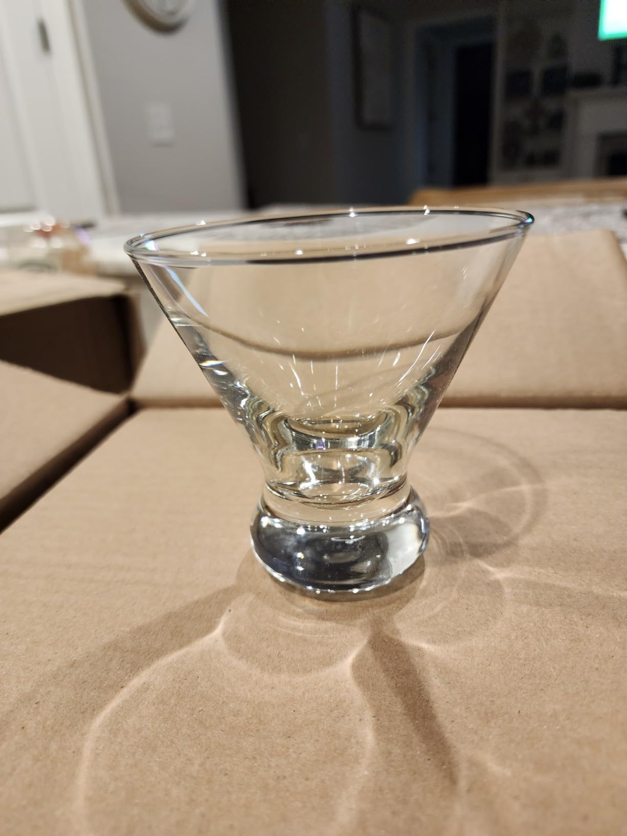 Libbey Cosmopolitan Stemless Martini Glasses, 8.25 Oz Dishwasher Safe Martini Glasses Set of 4, Martini Cups Set for Wedding Registries and More customer photo 1