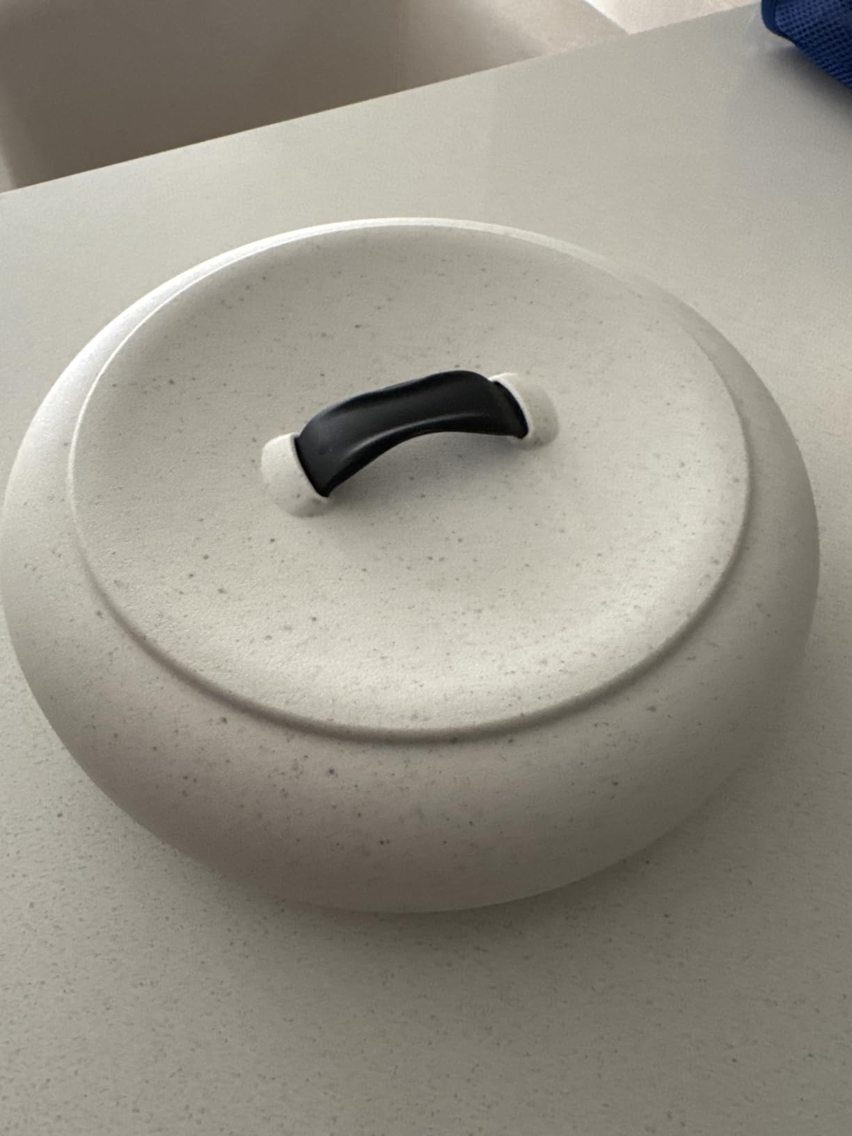 Dexas Tortilla Warmer 8.5x8.5 x 2.5 Inches, Microwavable Tortilla Warmer,Granite Pattern Color, Perfect for Warming Tortillas, Bread, Pancakes, Cornbread, Food Warmers, Durable Tortilla Warmer customer photo 1