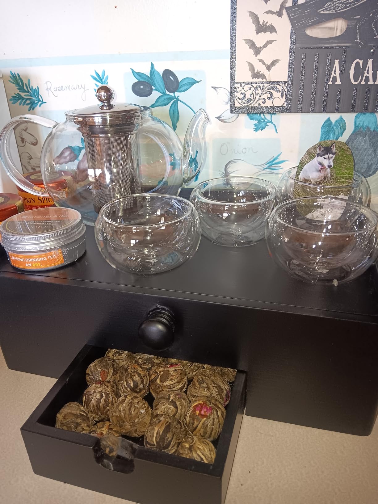 Teabloom Fruit Blooming Teas - 12 Unique Flower Varieties of Tea in 12 Delicious Fruit Flavors - Each Flowering Tea Ball Steeps Up to 3 Times customer photo 2