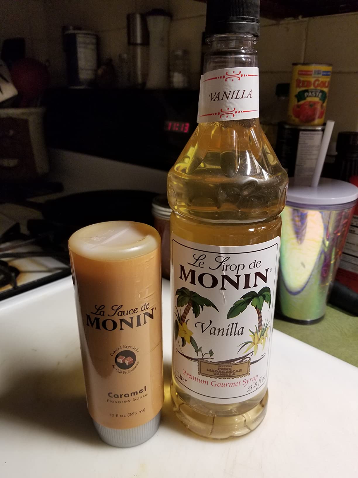 Monin - Vanilla Syrup | Pure & Rare Madagascar Vanilla, Premium Syrup for Coffee, Lattes & More | Clean Label with No Artificial Flavors, No Artificial Preservatives (BPA Free Bottle, 33.8 fl oz) customer photo 2