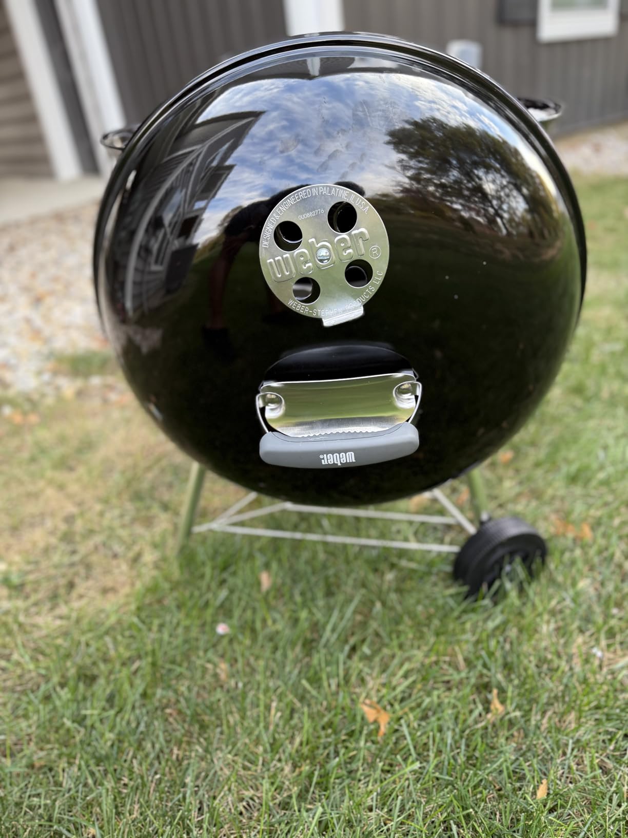 Weber Jumbo Joe Premium Charcoal Grill, 22-Inch, Black - Portable Outdoor BBQ Grill with Durable Plated Steel Grates, Porcelain-Enameled Bowl & Precision Airflow Control customer photo 2
