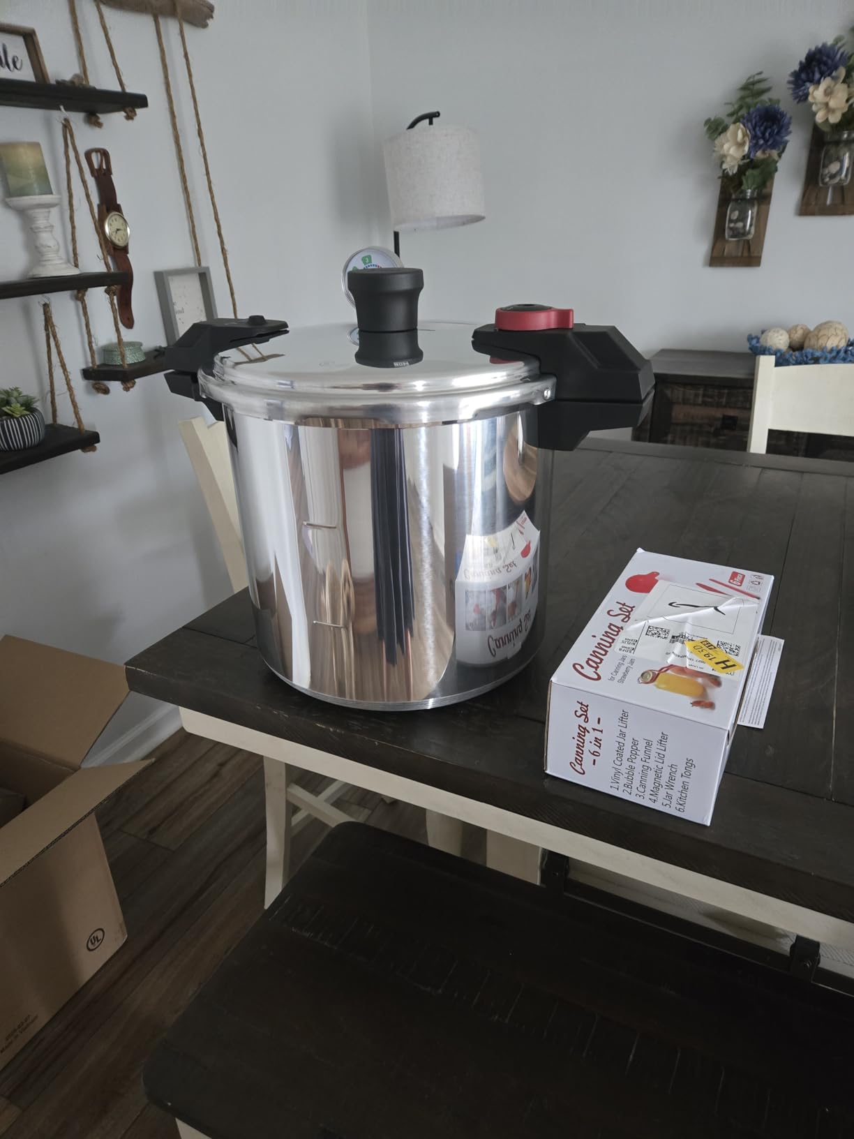 T-fal 22-Quart Aluminum Pressure Canner, 3 PSI Settings customer photo 2