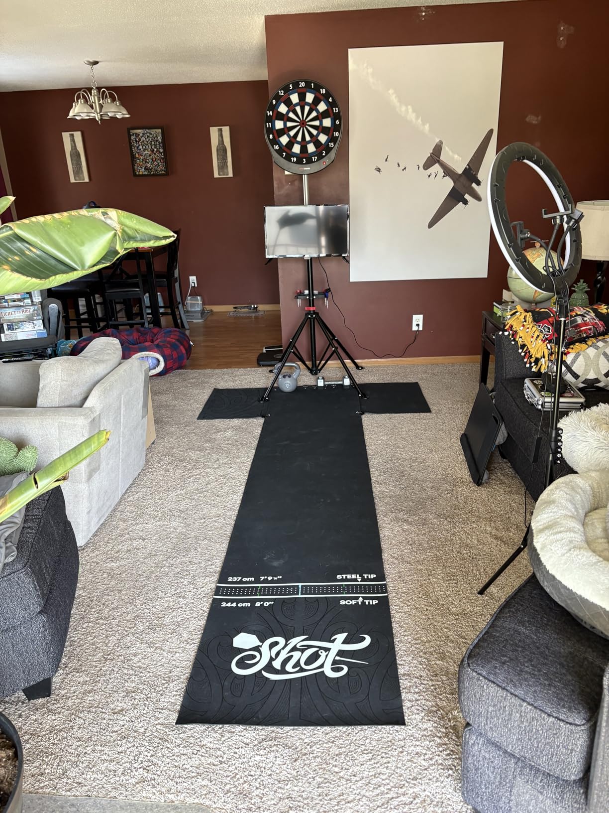 GRAN BOARD Dash Blue - Electronic Dartboard customer photo 1