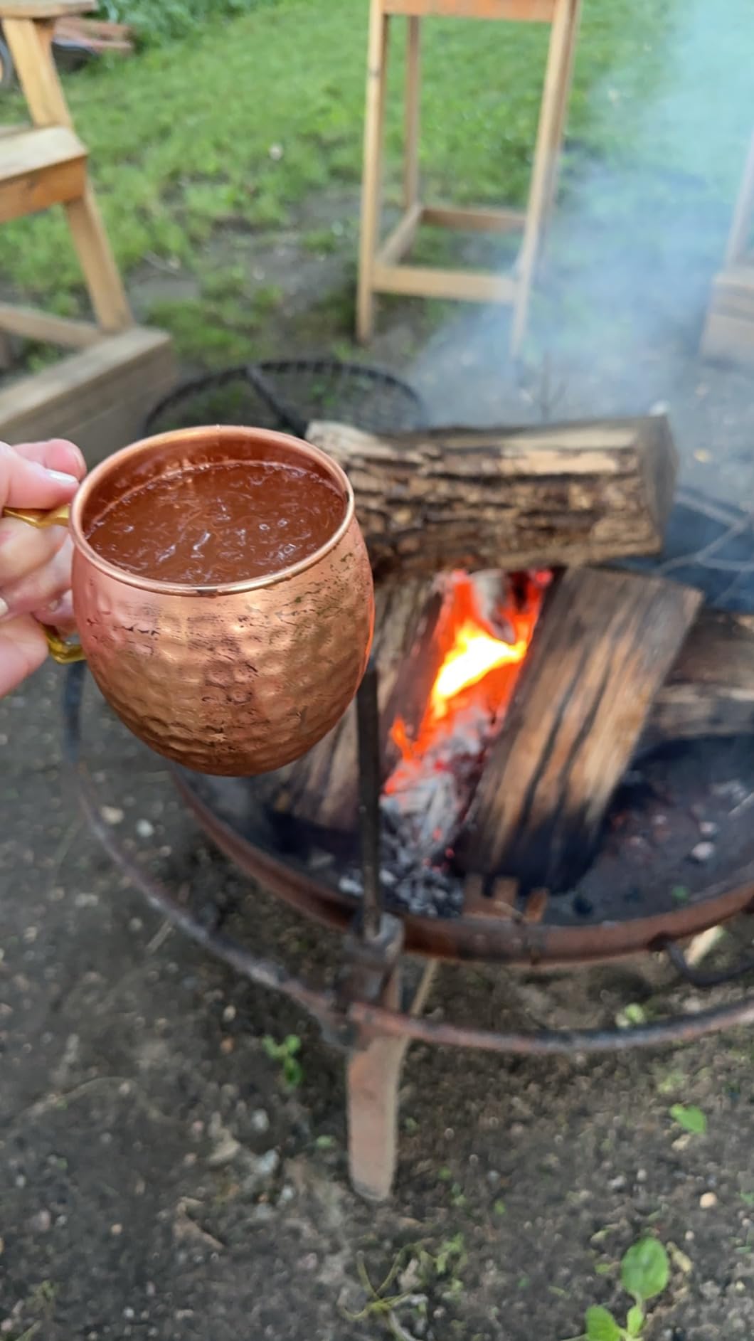 Benicci Moscow Mule Copper Mugs - Set of 4-100% HANDCRAFTED - Food Safe Pure Solid Copper Mugs - 16 oz Christmas Gift Set with Premium Quality Cocktail Straws and Jigger! customer photo 2