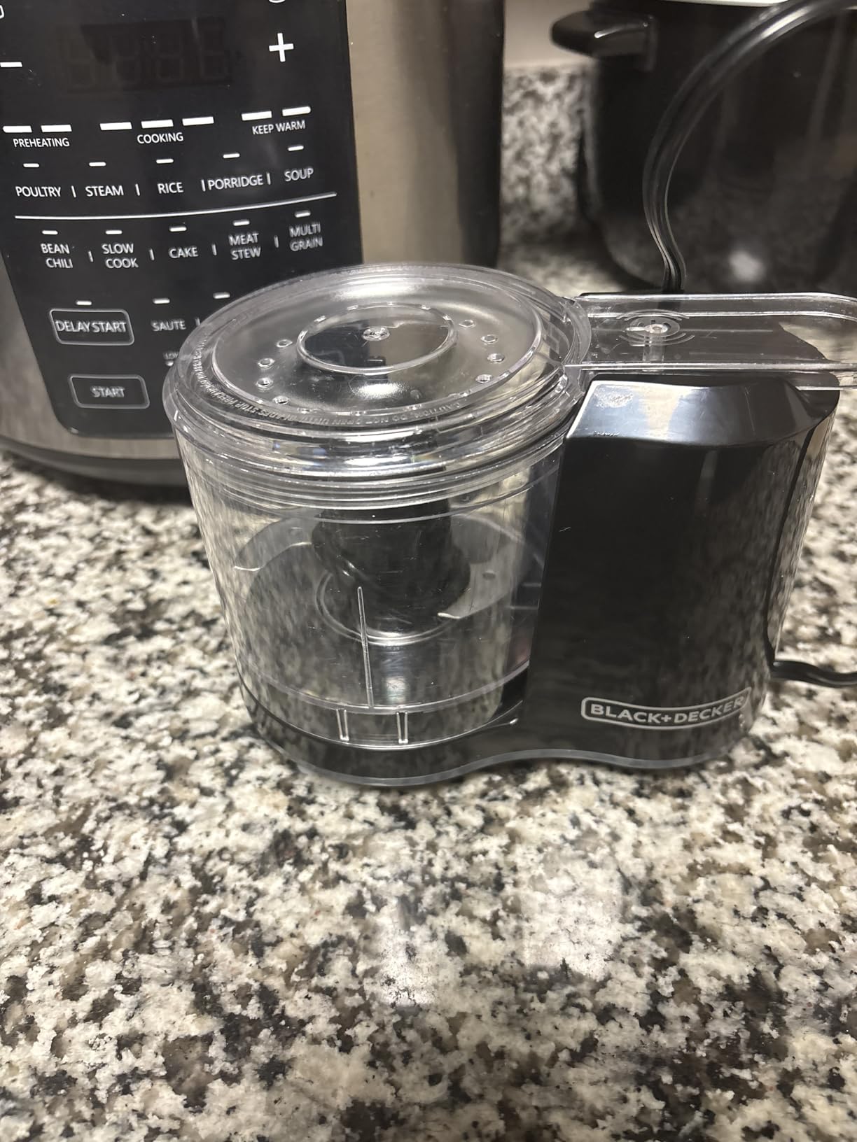 BLACK+DECKER 1.5-Cup Electric Food Chopper, One Touch Pulse, 150W Motor, Stay-Sharp Blade, Dishwasher Safe customer photo 1