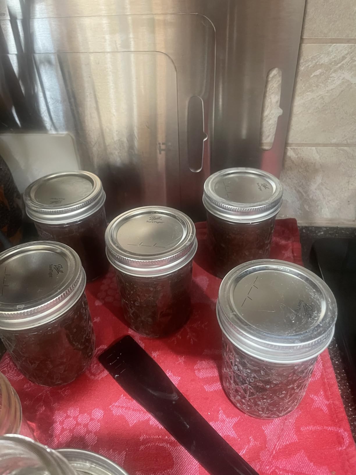 Ball Jar Quilted Crystal Jelly (Case of 12), 8 oz customer photo 2