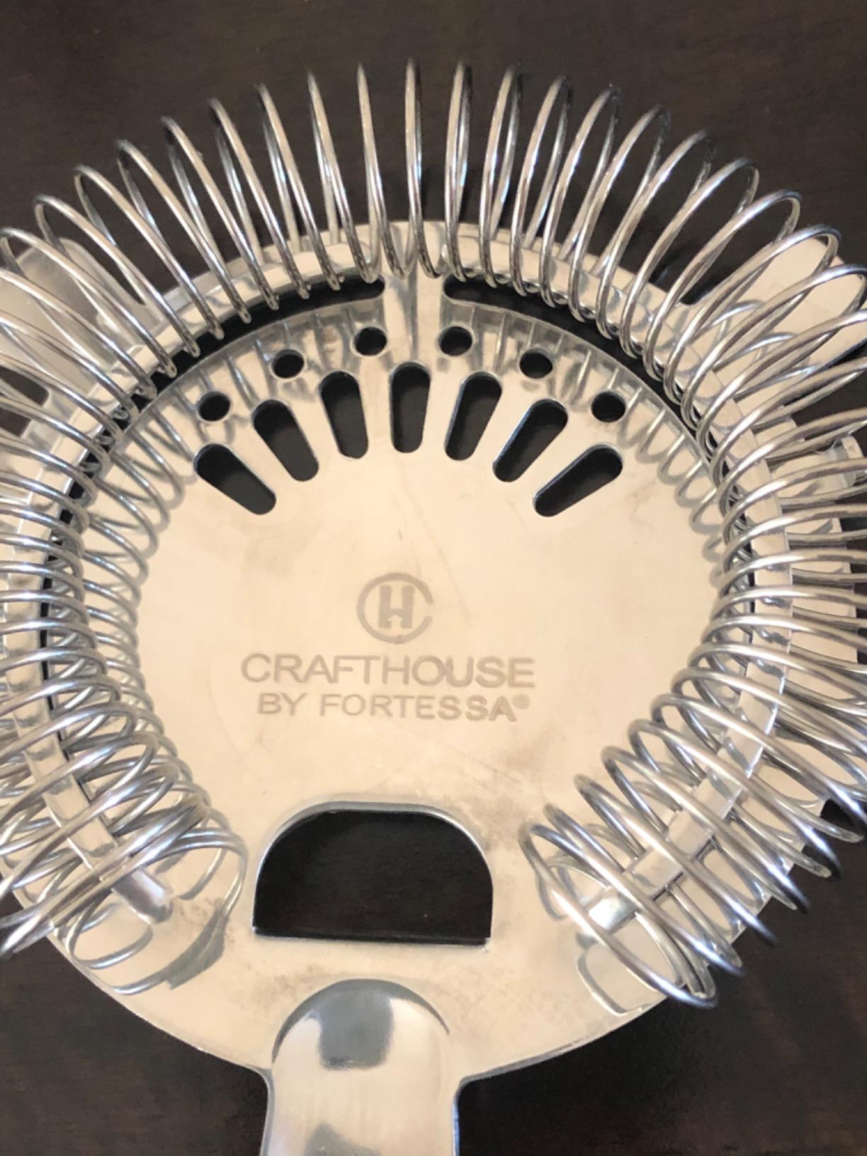 Crafthouse by Fortessa Professional Barware/Bar Tools by Charles Joly, Stainless Steel Hawthorne Cocktail Strainer, 5