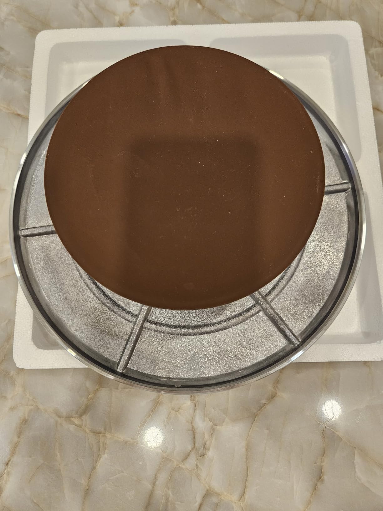 Cake Turntable, Ohuhu Aluminium 12'' Cake Decorating Kit Supplies Rotating Stand Revolving Spinner with 2 Icing Spatula 3 Comb Smoother Perfect Gifts customer photo 2