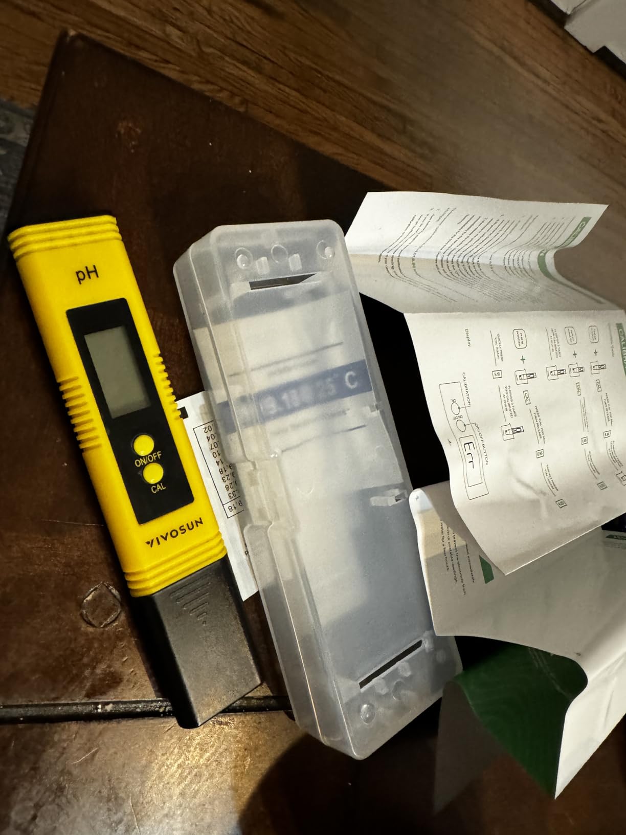 VIVOSUN Digital pH and TDS Meter Kits, 0.01pH High Accuracy Pen Type pH Meter ± 2% Readout Accuracy 3-in-1 TDS EC Temperature Meter for Hydroponics, Pool and Aquarium customer photo 2