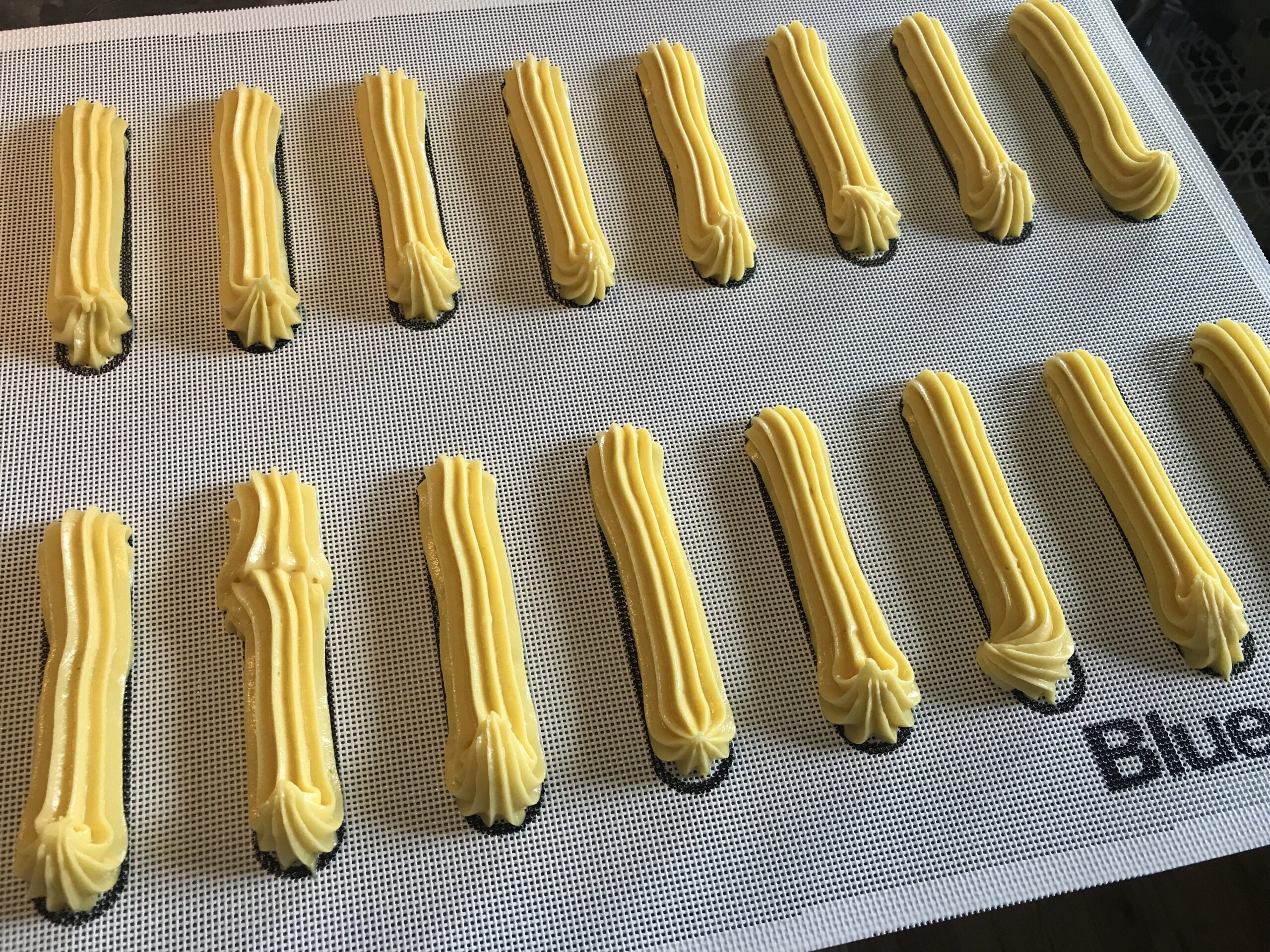 Bluedrop Eclair Baking Sheets Perforated Silicone Baking Mats For Bread Cookies Open Mesh Non Stick Oven Liner customer photo 1