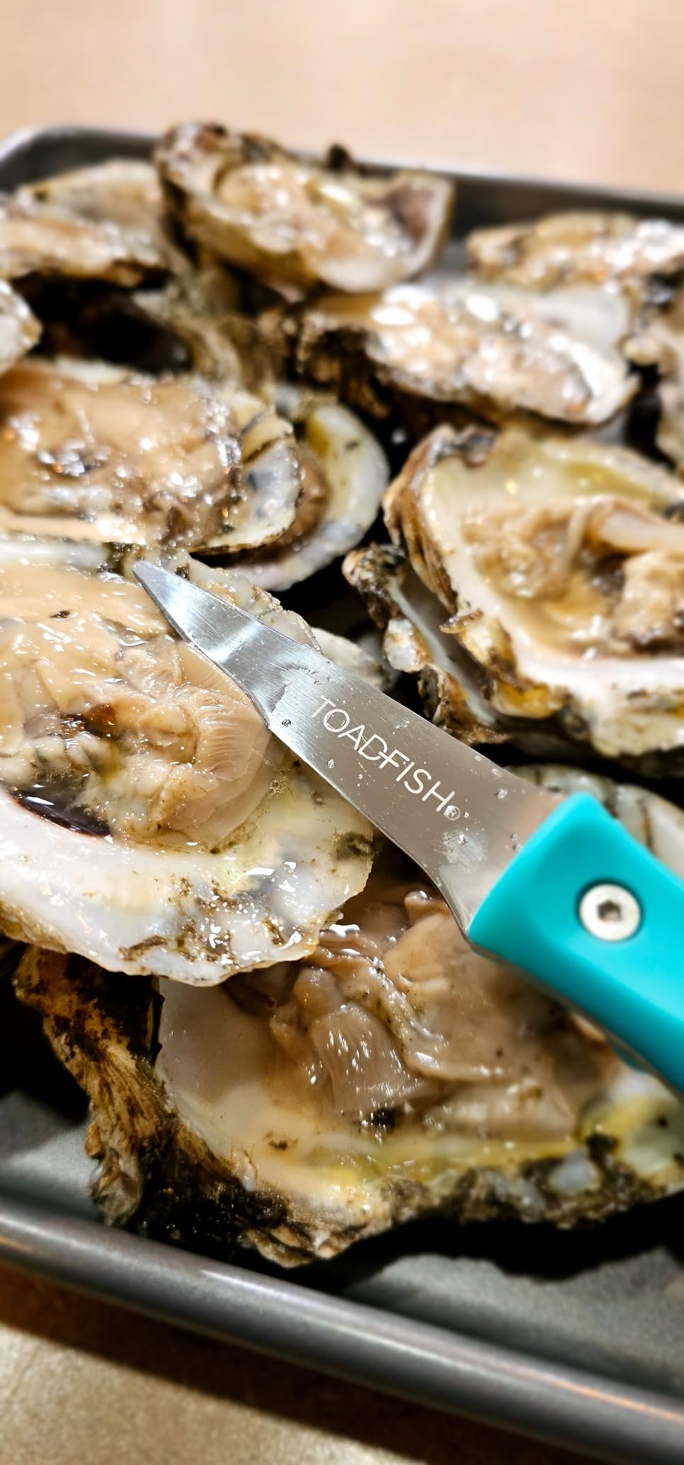 Toadfish Oyster Shucking Knife, Oyster Opener Tool, Oyster Knife customer photo 1