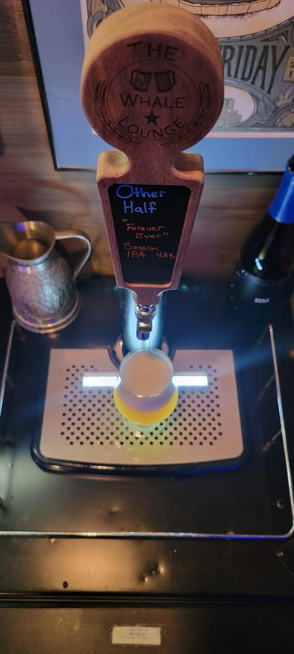 Custom Logo Personalized Beer Tap Handle with Chalkboard Dry-erase Surface customer photo 2