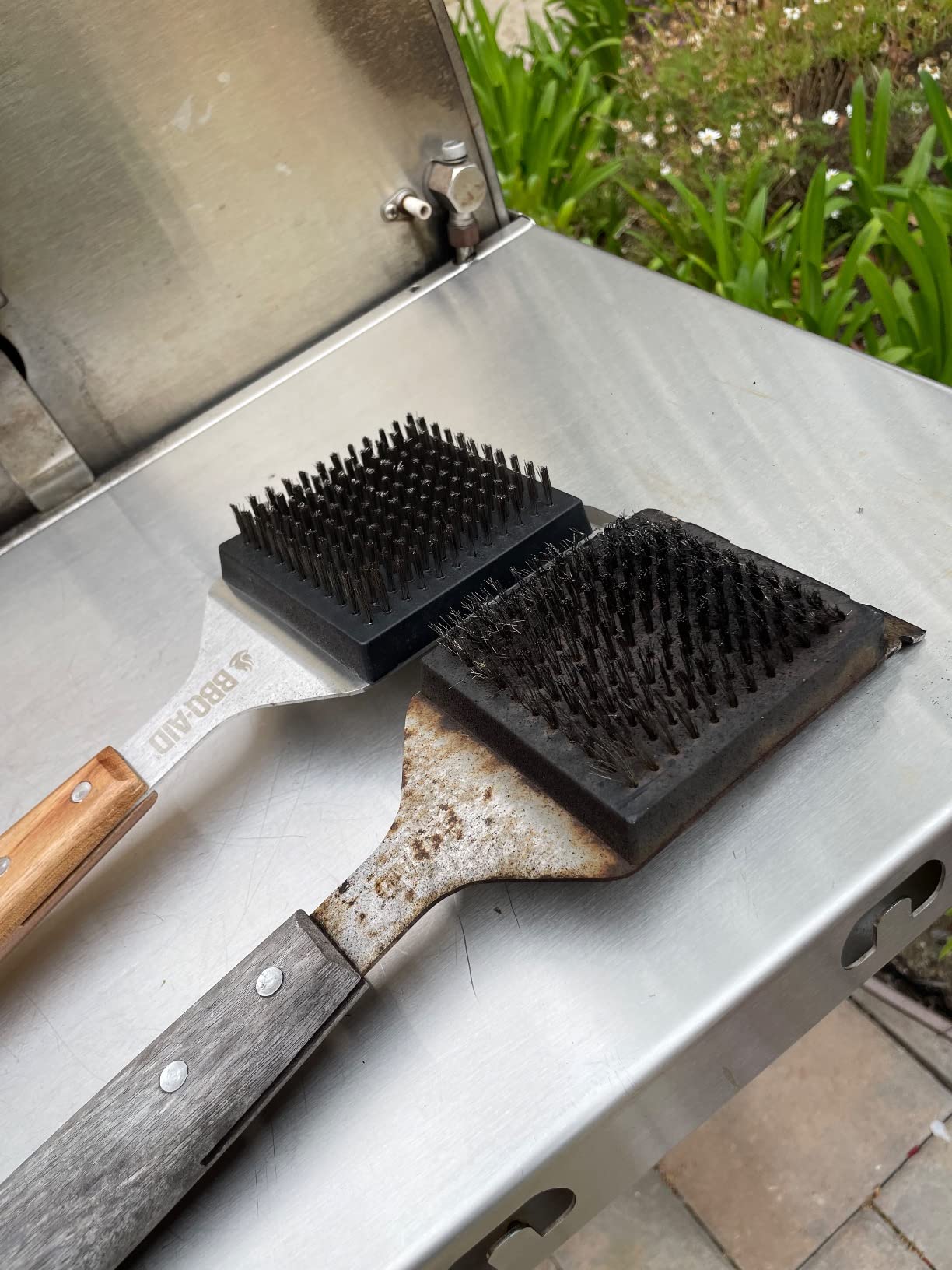 BBQ-AID Grill Brush for Outdoor Grill Bristle Free - 18