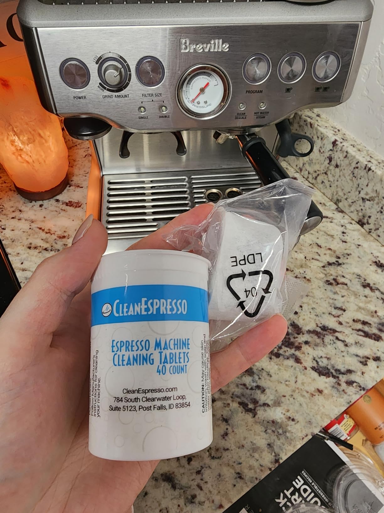 Designed For Breville Cleaning Kit - 40 Cleaning Tablets and 6 Water Filters for Breville Espresso Machines - 2g Espresso Machine Tablets customer photo 1