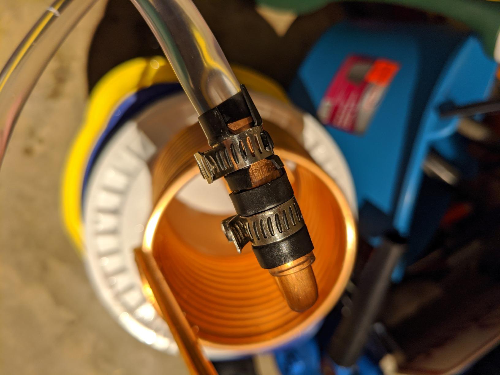 Coldbreak 25Ft. Wort Chiller with Copper Coil - Compact and Basic Immersion Beverage Chiller customer photo 1