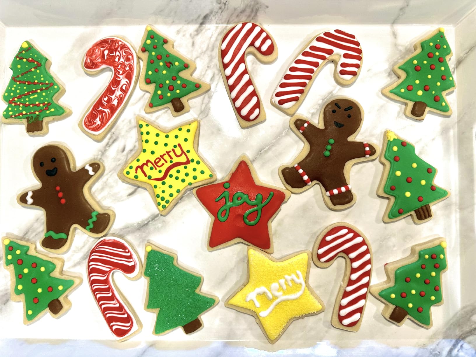 Christmas Cookie Cutters 7-Pc Set Made in USA by Ann Clark, Gingerbread Man, Christmas Tree, Star, Snowflake, Angel customer photo 1