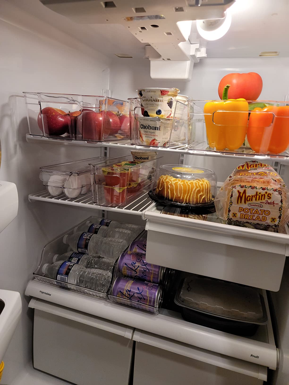 Sorbus Fridge Bins and Freezer Bins Refrigerator Organizer Stackable Food Storage Containers BPA-Free Drawer Organizers for Refrigerator Freezer and Pantry customer photo 2