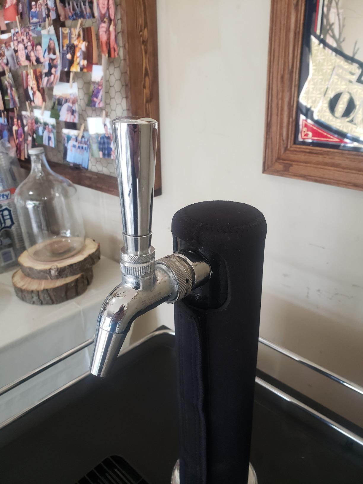 Intertap D1210 Forward Sealing Beer Faucet - Stainless Steel customer photo 2