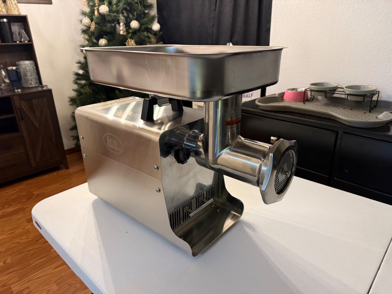 LEM Products BigBite #8 Meat Grinder, 0.50 HP Stainless Steel Electric Meat Grinder Machine, Ideal for Regular Use customer photo 1