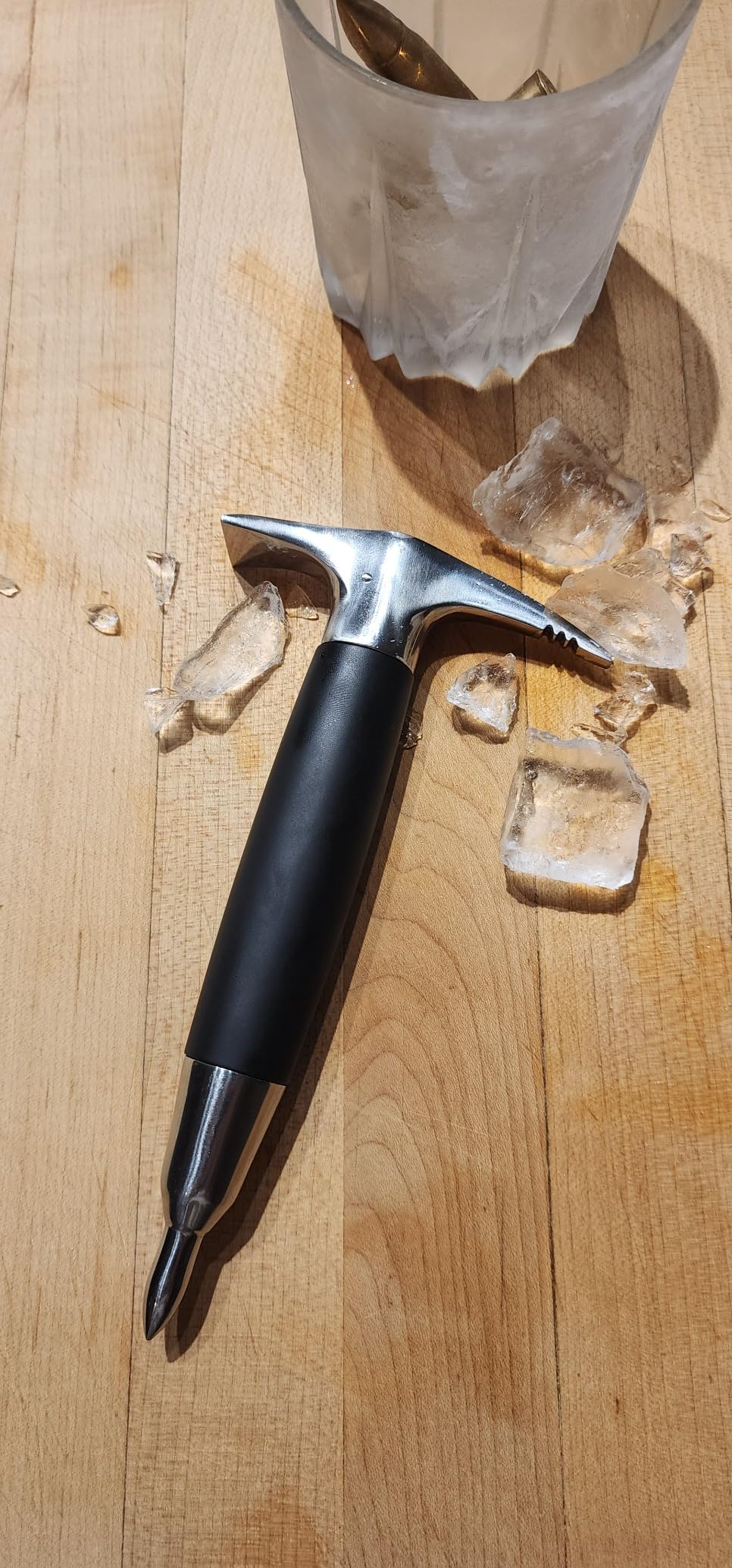 Barfly Anvil Ice Pick, Stainless/Wood customer photo 1
