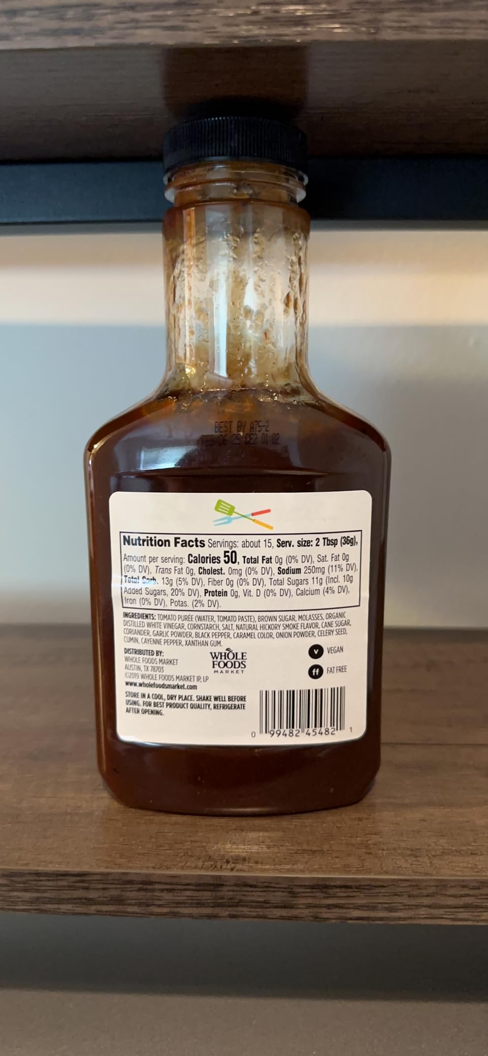 365 by Whole Foods Market, Original Barbecue Sauce, 19.5 Ounce customer photo 2