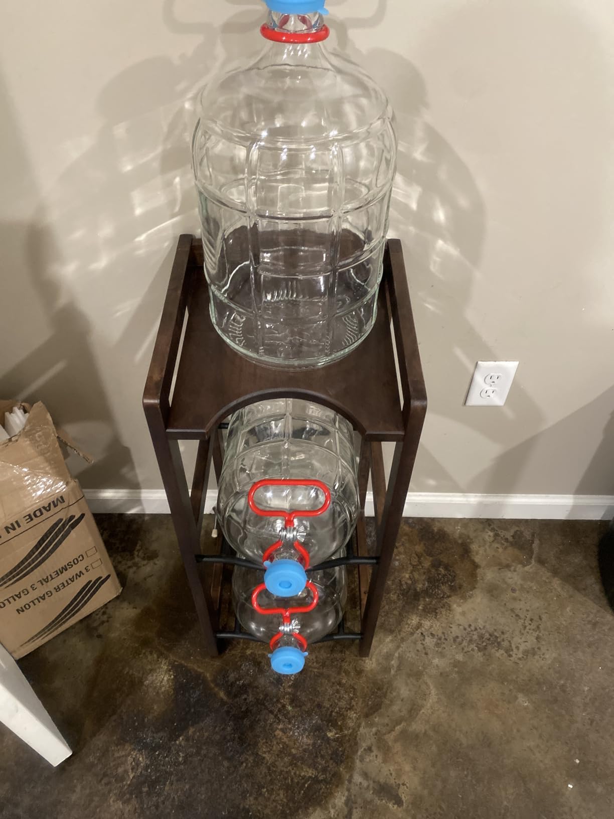 3 Gallon Clear Glass Italian Carboy - 30 mm Cork Neck Finish (CORK NOT INCLUDED) customer photo 2
