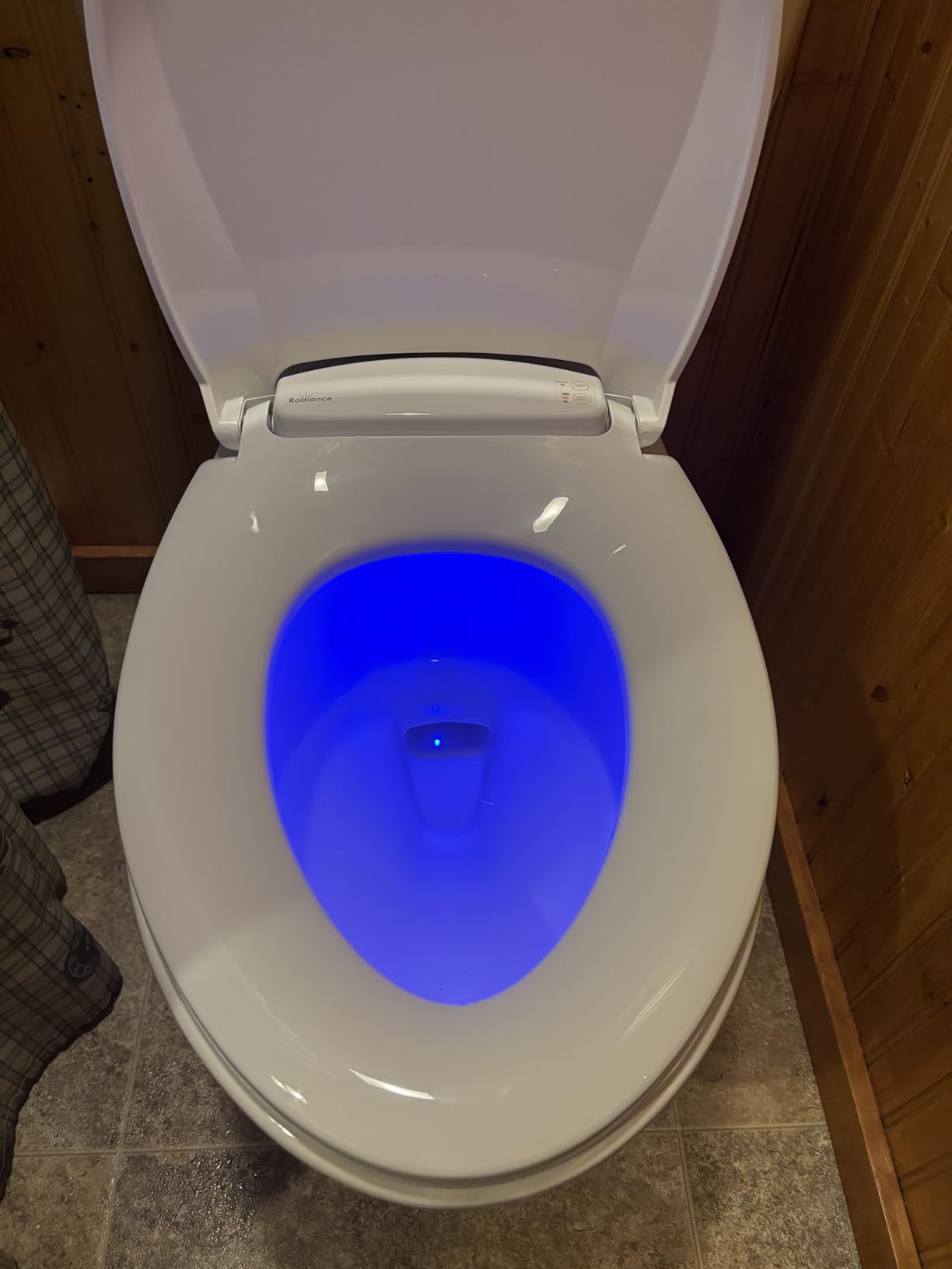 Bemis Radiance Heated Night Light Toilet Seat, Slow Close Adjustable Fit Long Lasting Plastic Seat, Elongated, White customer photo 1