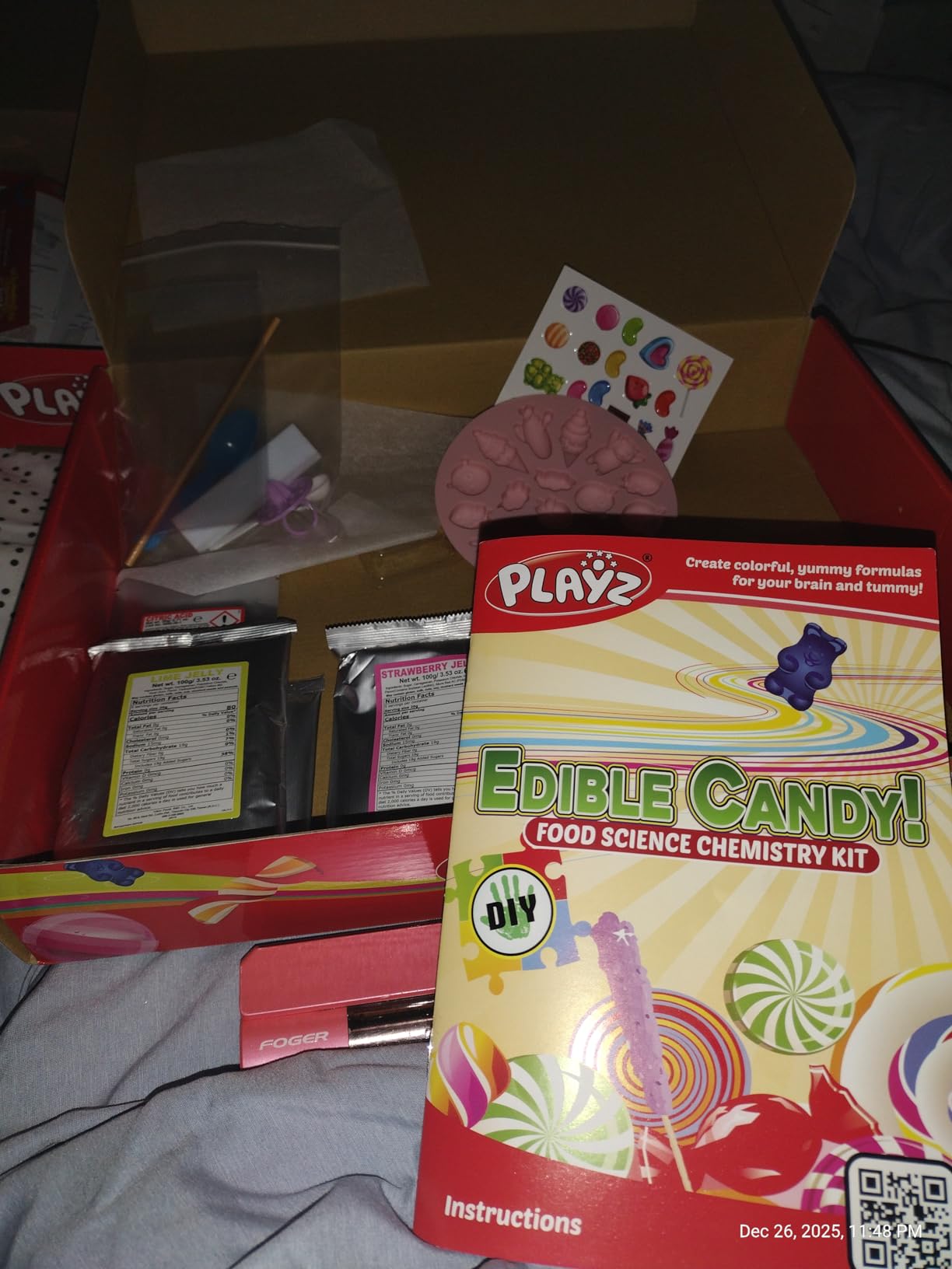 Playz Edible Candy Making Science Kit for Kids Ages 8-12 Years Old - Food Science Chemistry Kid Science Kit with 40 Experiments to Make Your Own Chocolates, Educational Science Kits for Boy & Girls customer photo 1