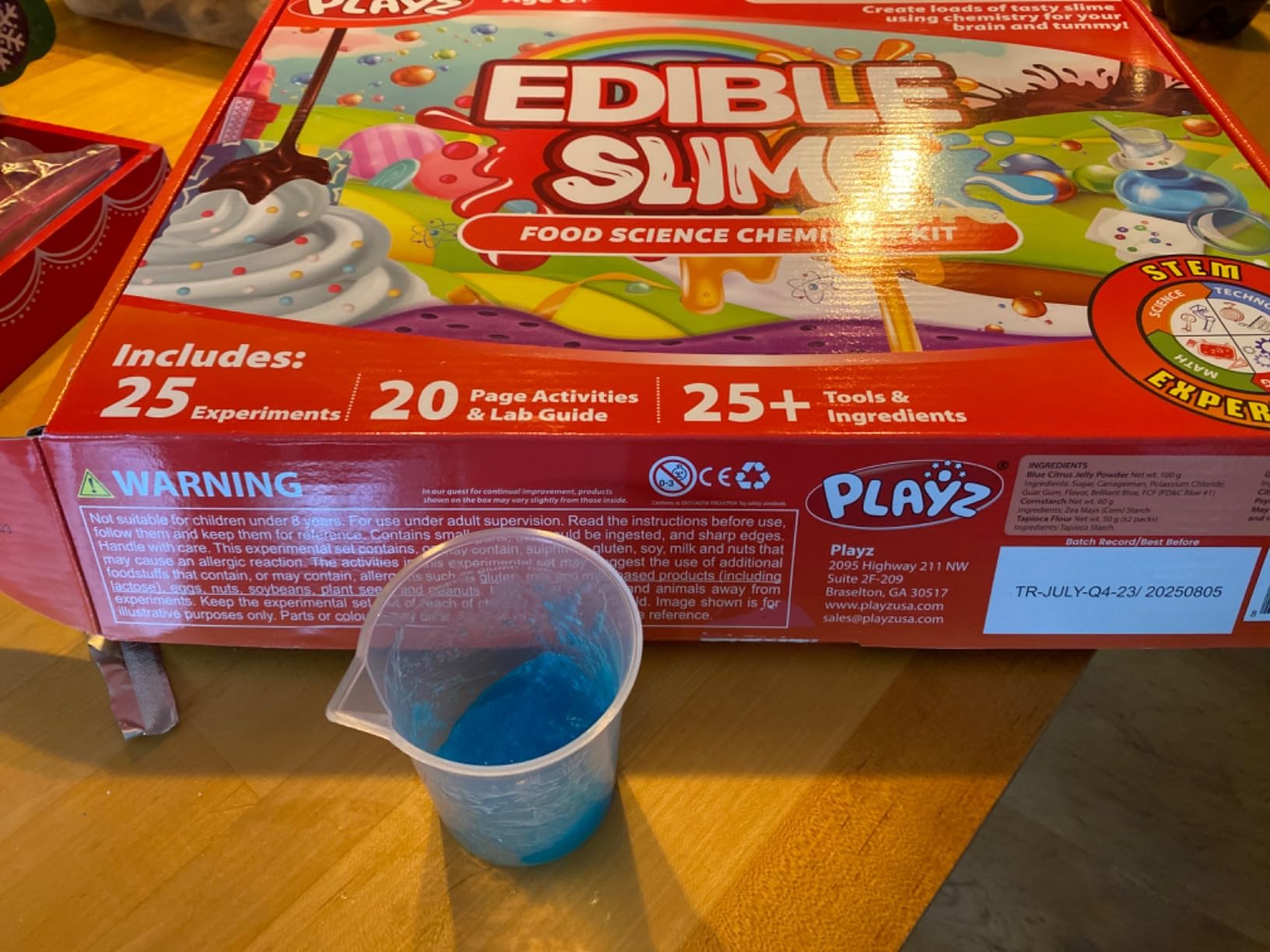 Playz Edible Candy Making Science Kit for Kids Ages 8-12 Years Old - Food Science Chemistry Kid Science Kit with 40 Experiments to Make Your Own Chocolates, Educational Science Kits for Boy & Girls customer photo 2