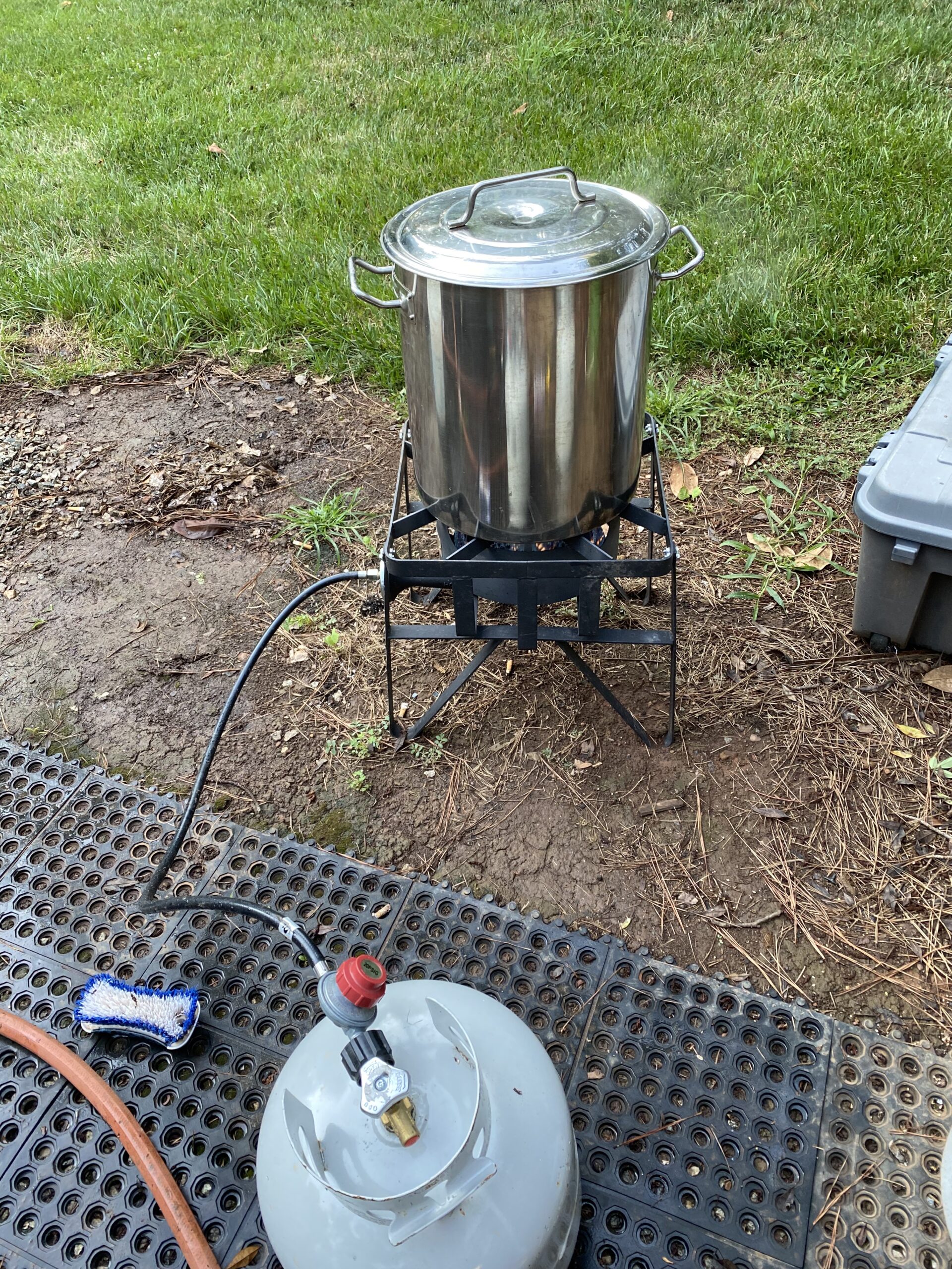 Concord Deluxe Banjo Single Propane Burner, 200,000 BTU Portable Outdoor Stove for Camping Cooking/Home Brewing/Making Sauces, 16