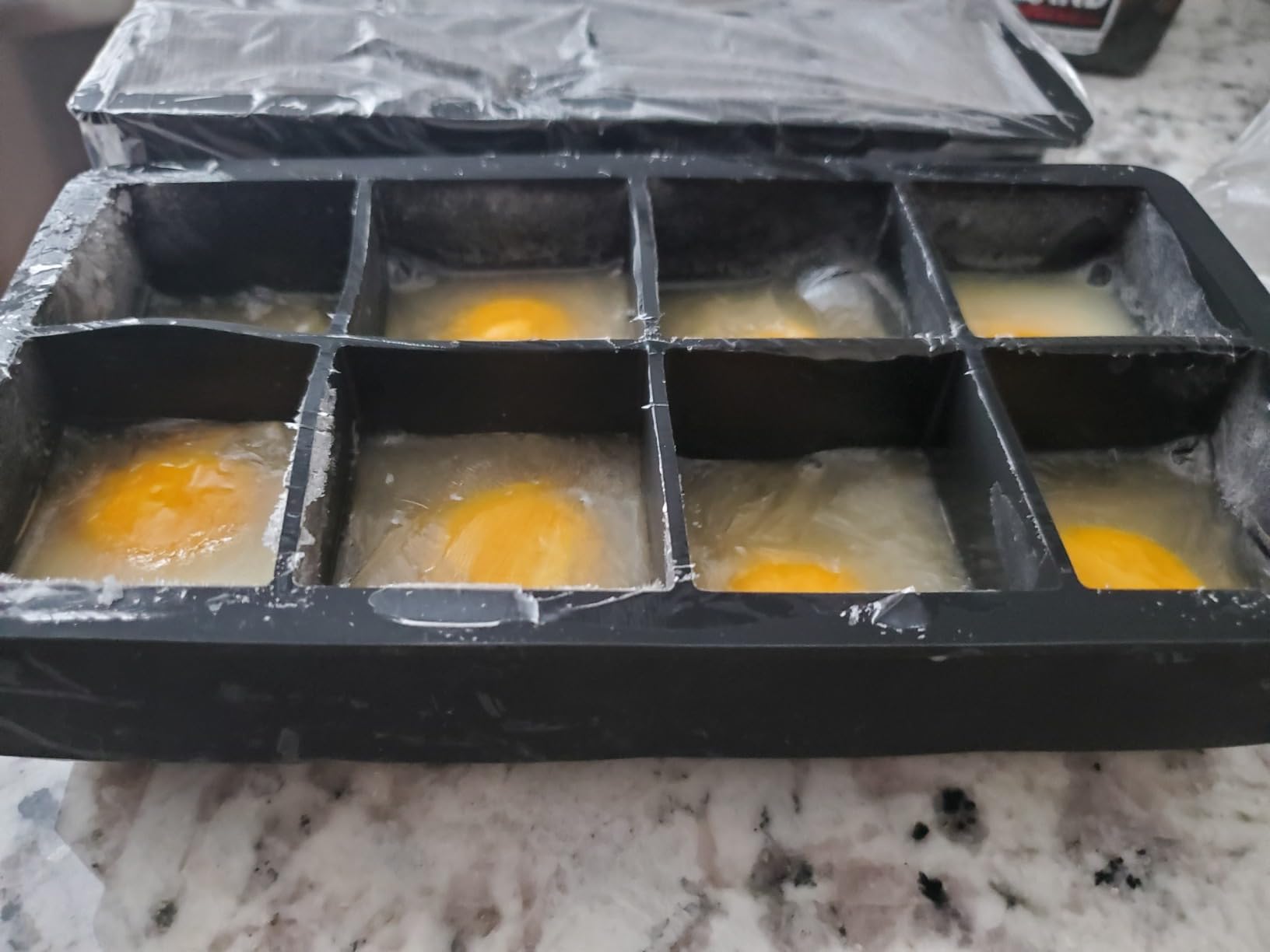 Ice Cube Molds - 2-Pack Silicone Trays for 8 Large Square Cubes - Slow-Melt Ice for Whiskey, Cocktails, Coffee & More customer photo 2